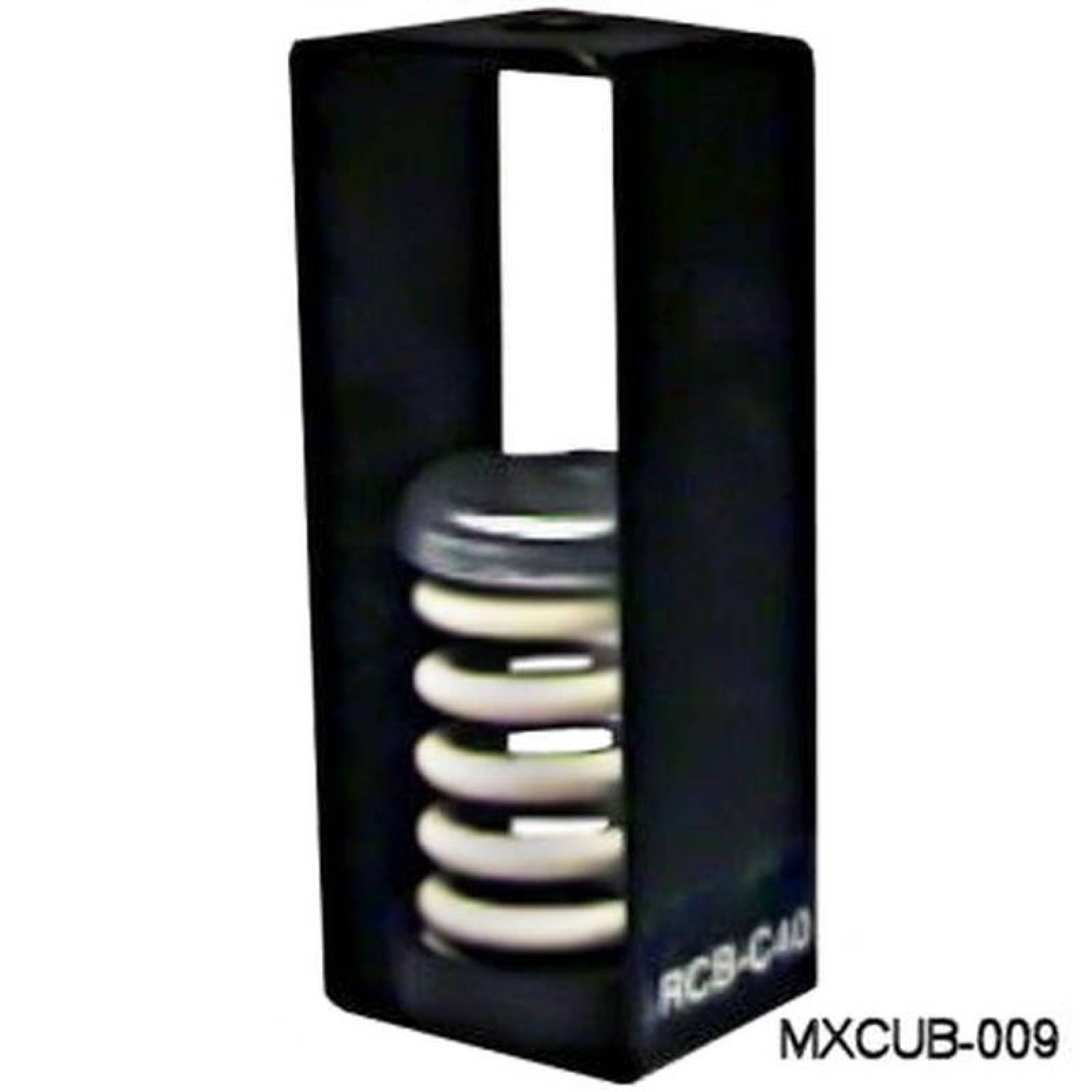 Soporte Colgante Resorte MXCUB-009-1 Carga de 90 hasta 227kg Deflex, 3,05cm Blanco CubeSpree