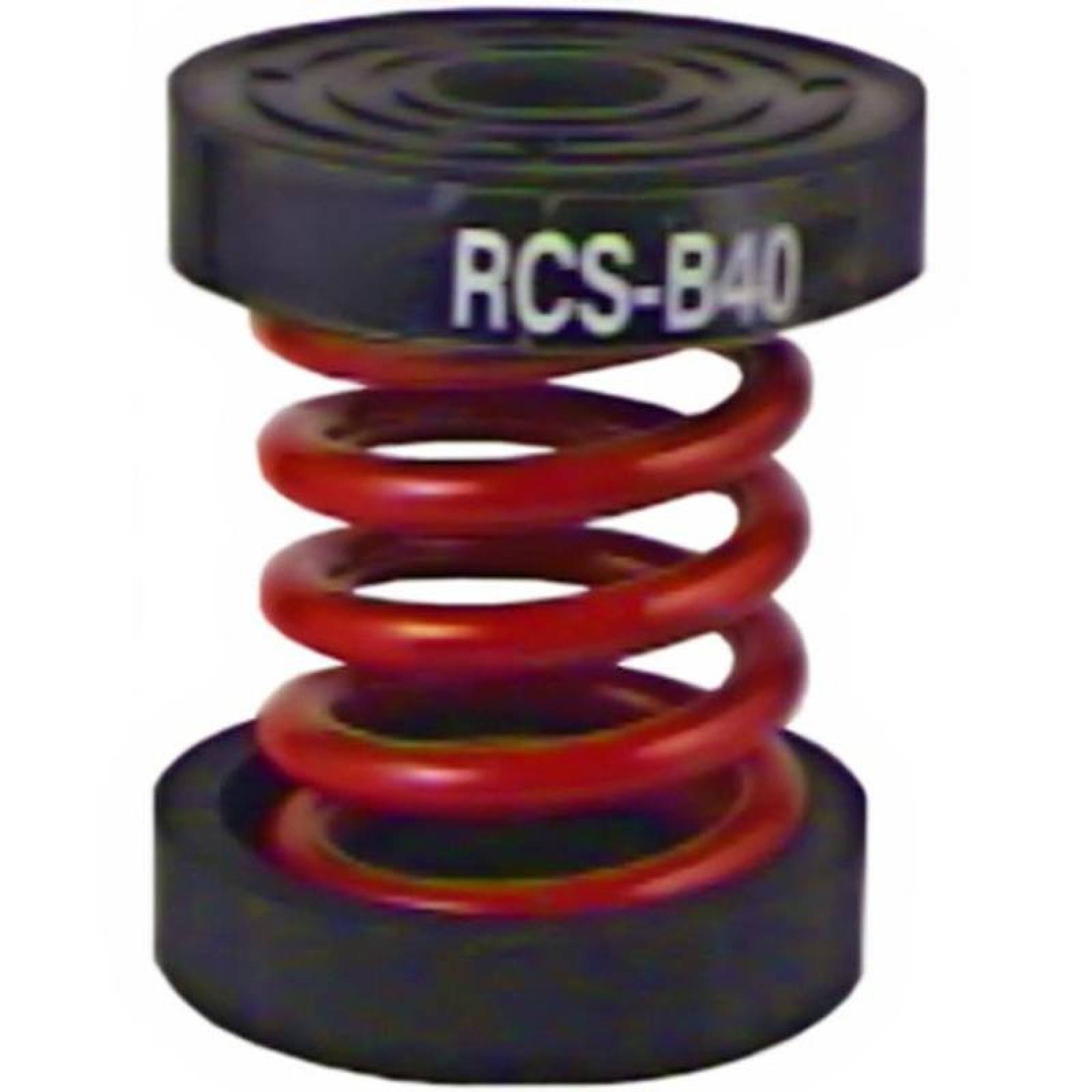 Resorte Antivibracion ISO MXFSP-002-2 Carga de 54 hasta 76kg Deflex, 2,79cm Rojo FreeSpree