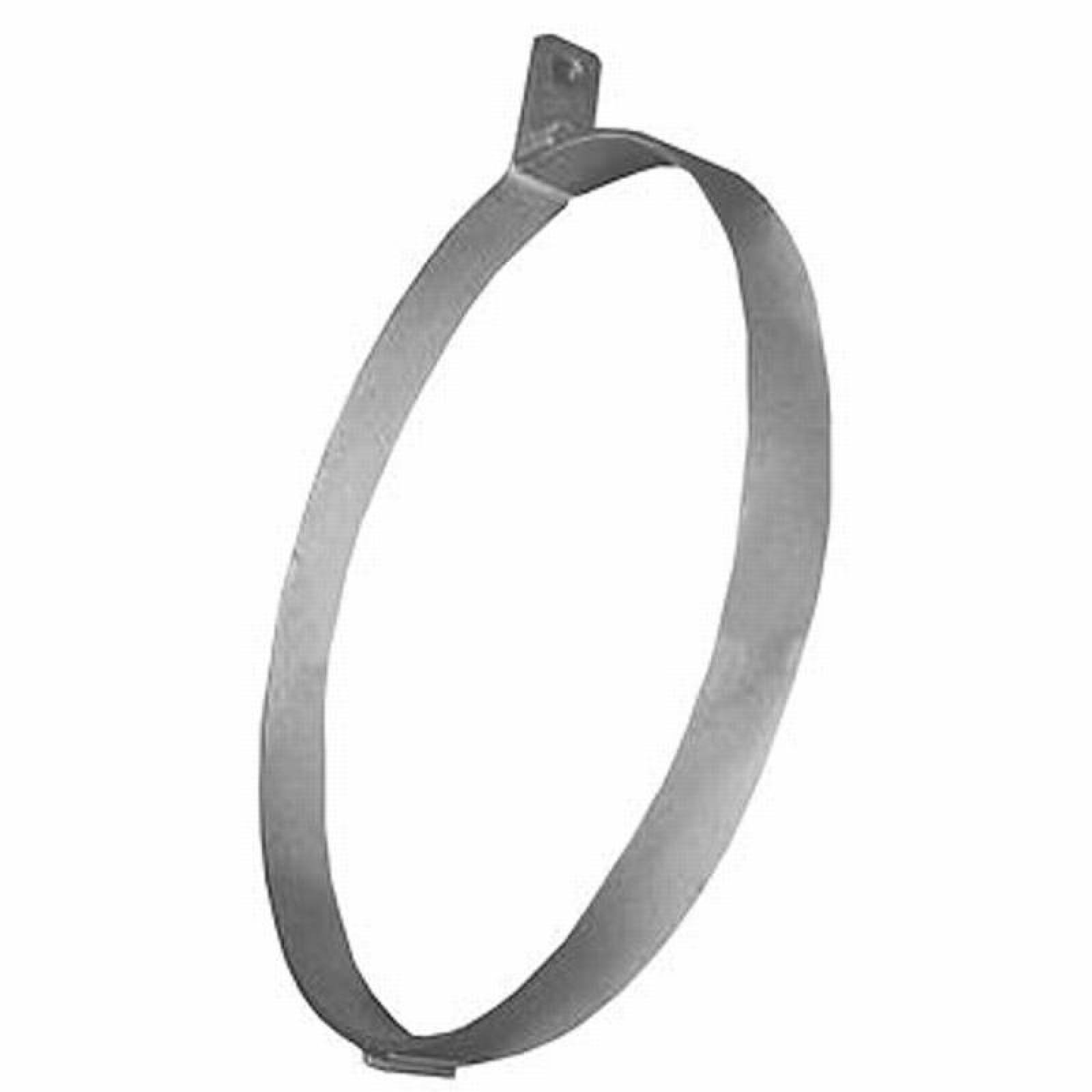 Sujetador de Ducteria MXAHL-017 36" Diámetro C,10 soporte horizontal lámina negra con prymer gris AroxHorizontal