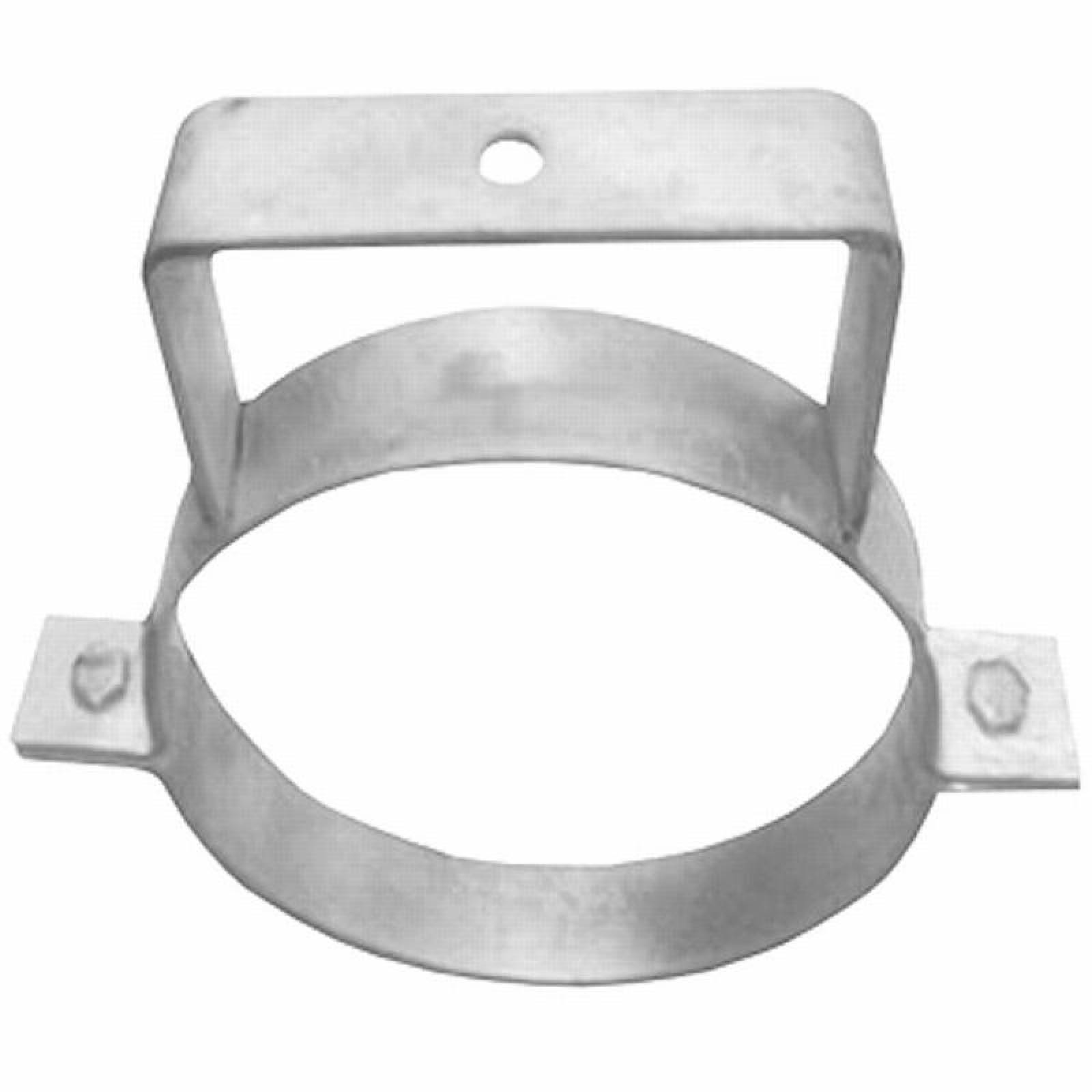 Abrazadera para Tubo MXARO-006 14" Diámetro C,10 soporte horizontal solera con acabado en prymer gris AroxRecto