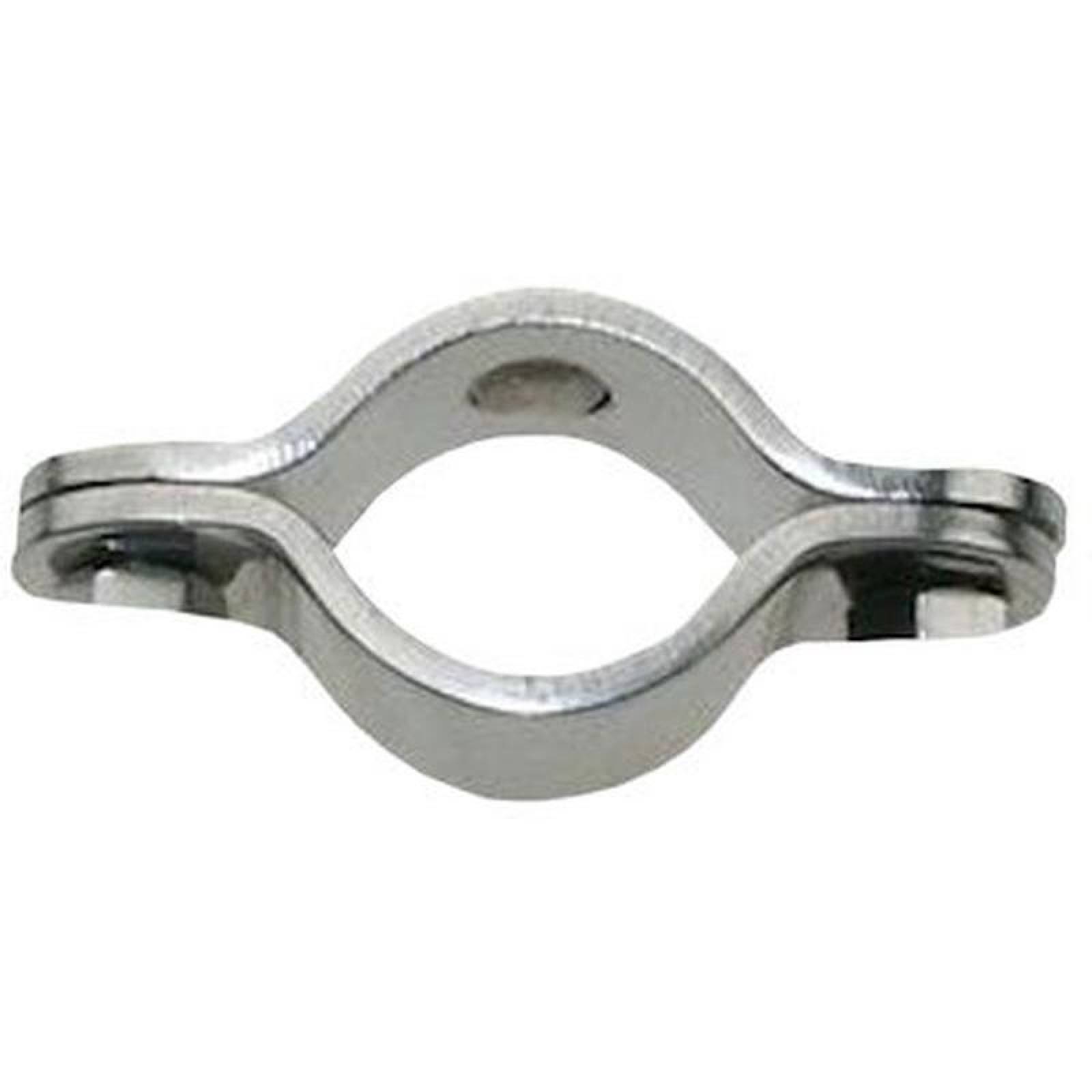 Fleje para Tubería MXDBP-002-6 Medida 48mm Diámetro Acabado Galvanizado 100Pzs, DoubleClamp
