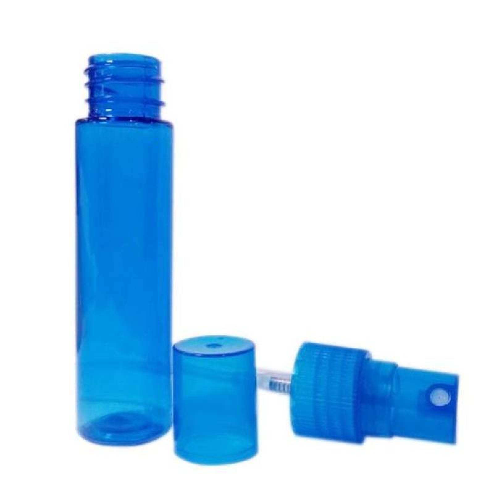 Perfumero de Plástico MXFGE-001 1 Pza 25ml Diámetro 1,5 cm PET Sellado de Rosca Color Azul, FragBlue