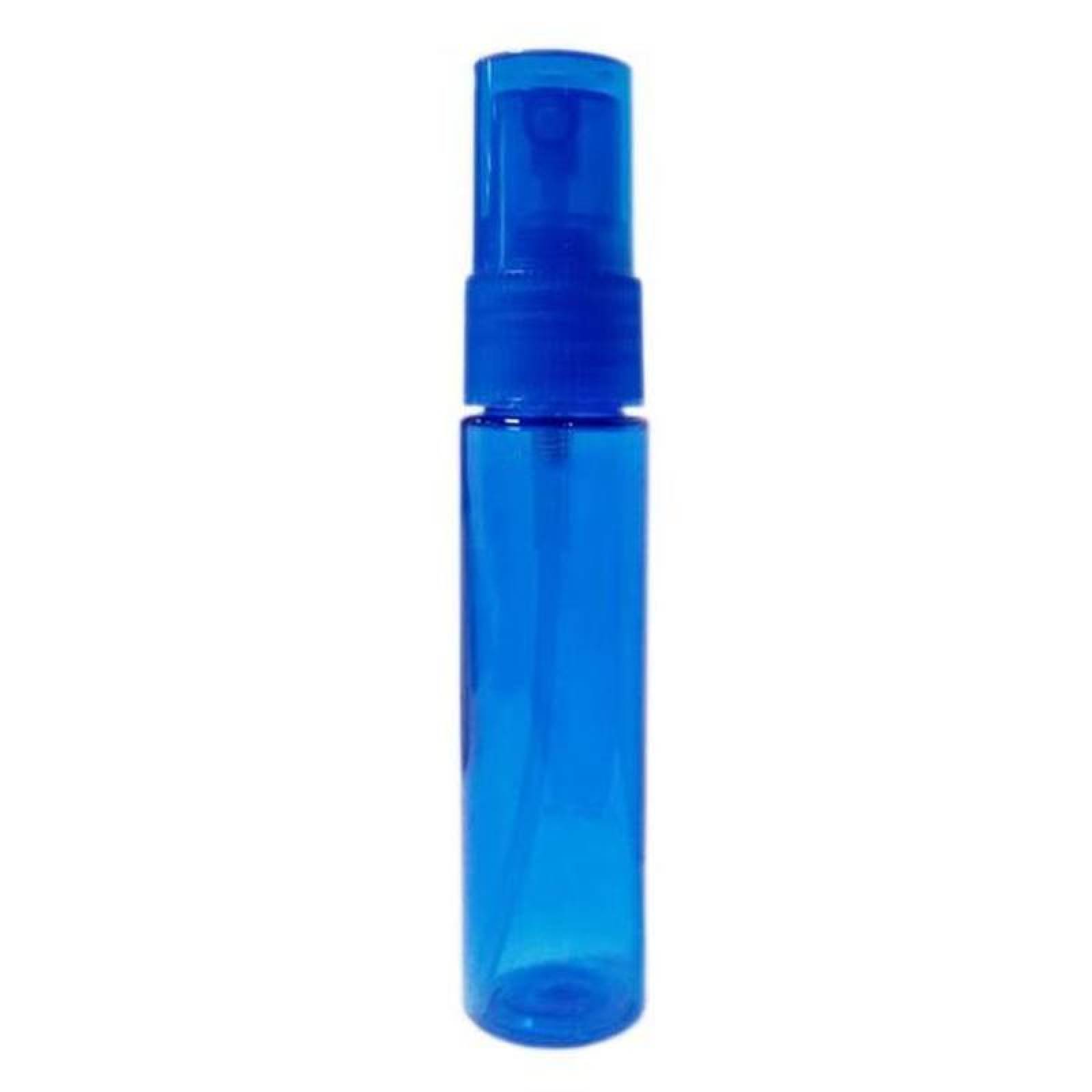 Envases de Perfume de PET MXFGE-020 3500 Pzs 25ml Diámetro 1,5 cm PET Sellado de Rosca Color Azul, FragBlue