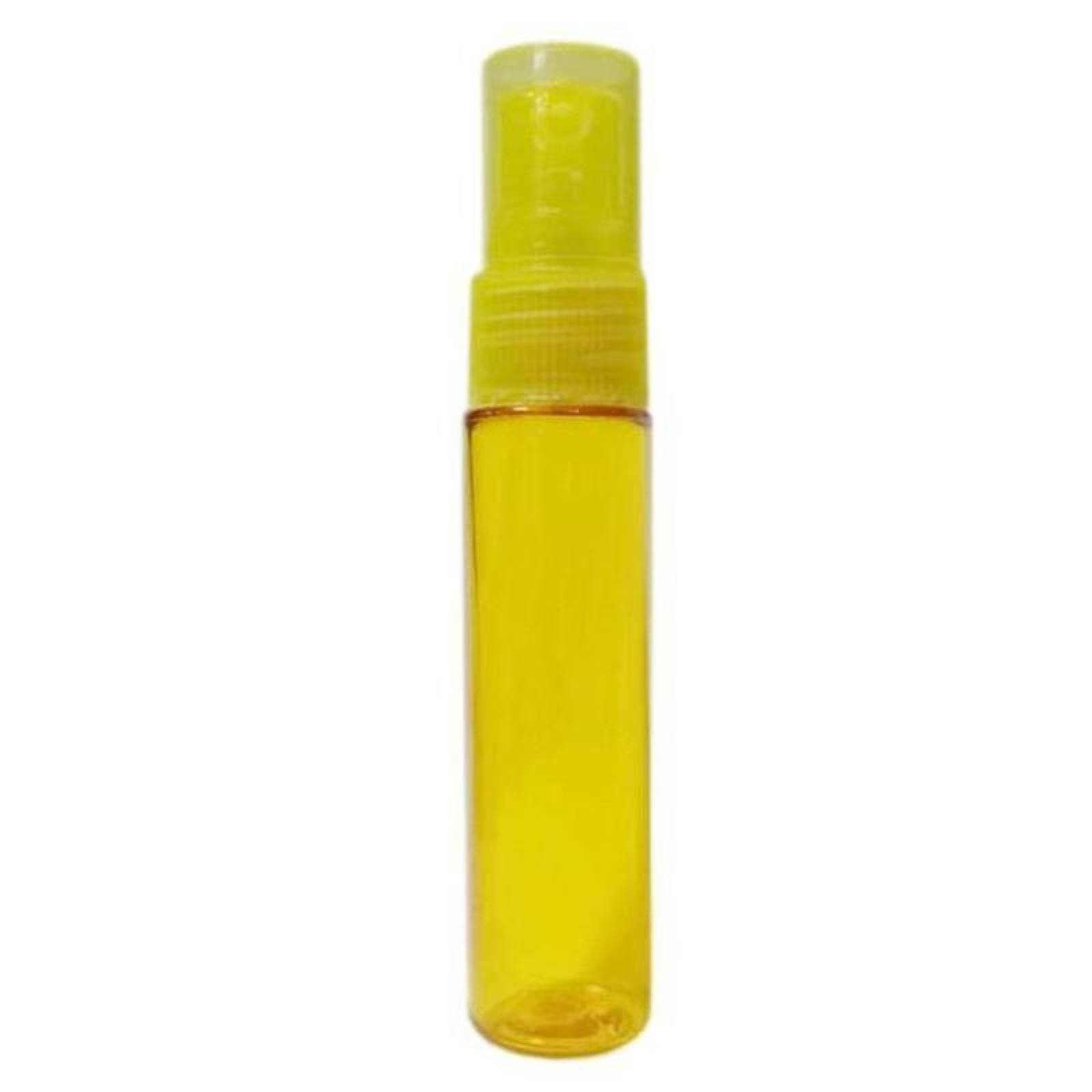 Perfumero con Atomizador MXFYL-001 1 Pza 25ml Diámetro 1,5 cm PET Sellado de Rosca Color Amarillo, FragYellow