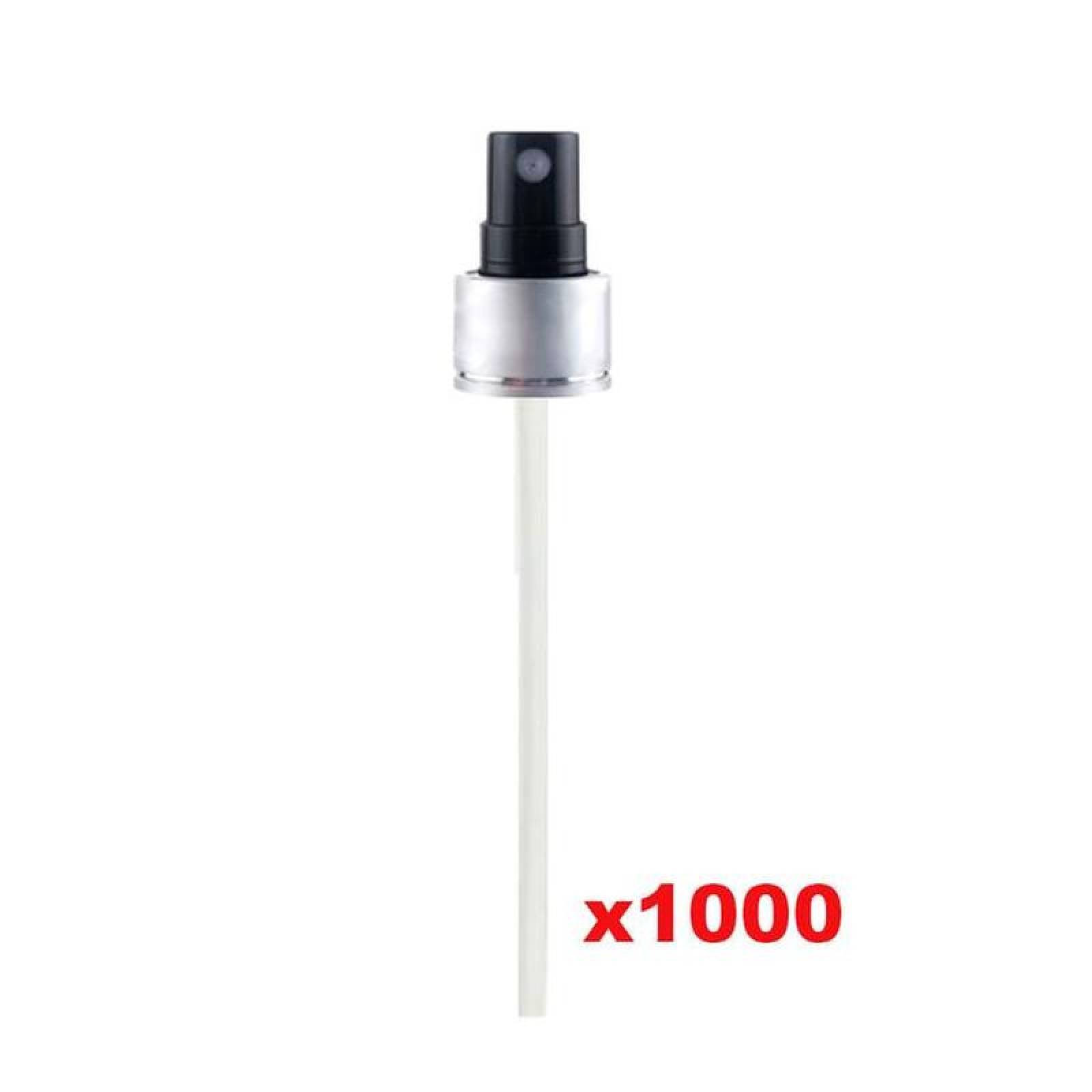 Venta de Accesorios Dosificadores, MXPYP-015, 1000, Rosca 24/410, 0,12 - 0,14ml/t, Polietileno, Sellado de Rosca, Negro con Plata,, PumpSpray-BS-24-410
