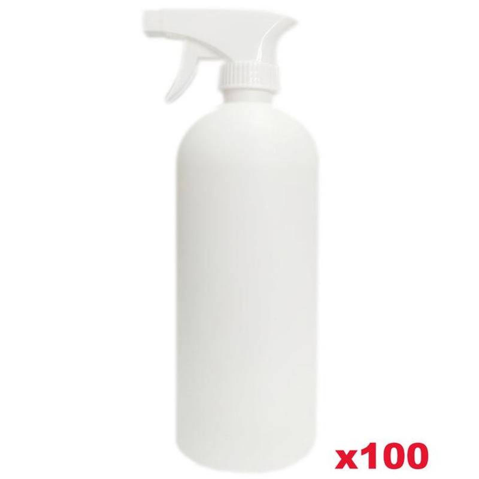 Atomizadores Económicos MXTAL-012 100 Pzs 1L Polietileno Rosca 28400 Blanco con Atomizador, BostonWhite-28-400-A