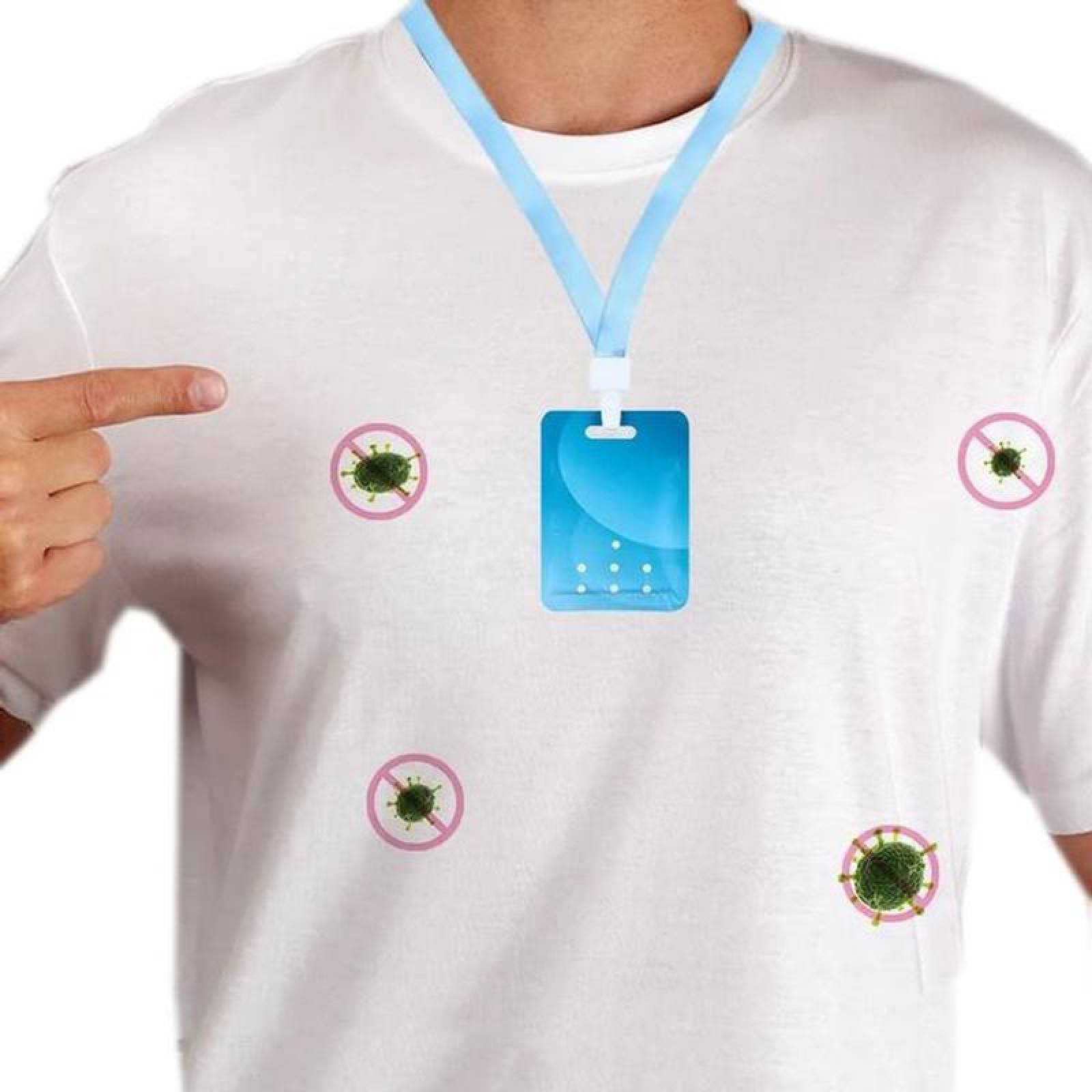 Tarjetas Sanitizantes de Calidad MXNCT-003-6 3Pzs Distancia 1 m3 Aprox Tarjeta Azul, SanitCard