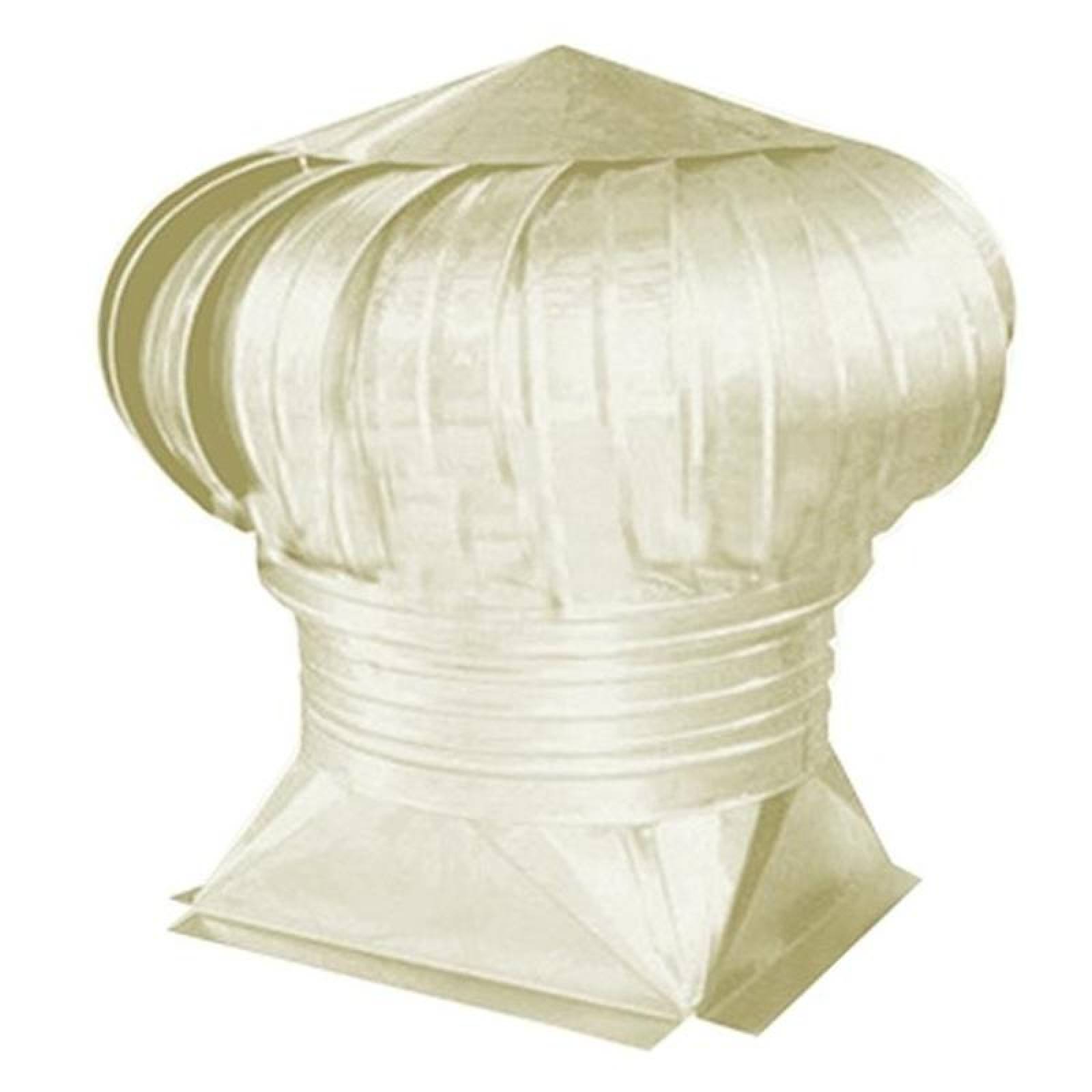 Extractores Gravitatorios Horneados, MXNPX-006-1, Garganta de 24" Diámetro, 4469m3/hr, Turbina, Base Plana Estándar, Pintro, Blanco Ostión,, NatuPintrox