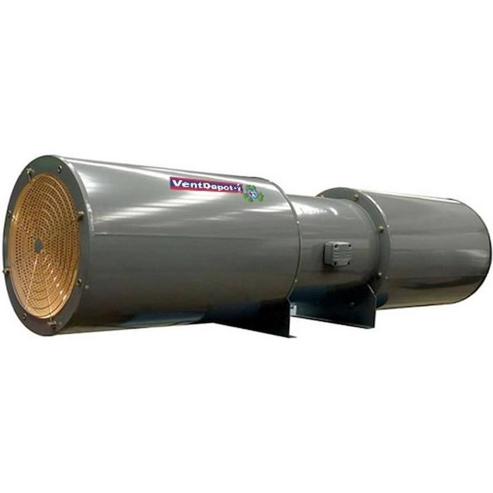 Extractor Tubular Silencioso SyP, MXSTB-001-3, 4951m3/hr, 208/230/460V, 1/2HP, 2,4/1,2A, 60dB, 4Polos, 1150RPM, SilentTube