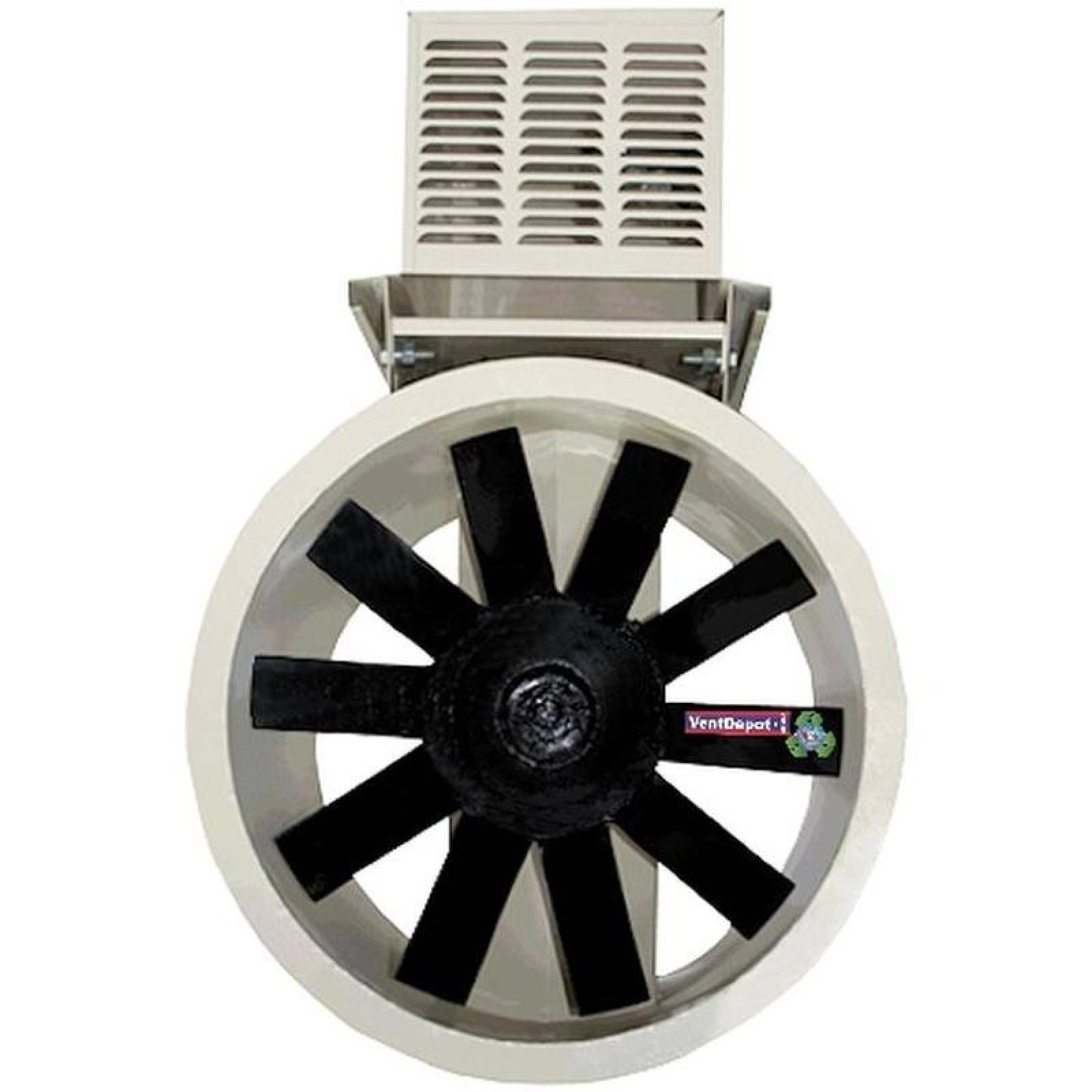  Fabrica de Extractores de Ductos, MXTBV-010-1, Aspas 30"  Diámetro, 29240m3/hr, 230/460V, 3Fases, 3HP, 7.8/2.9A., TuboVax