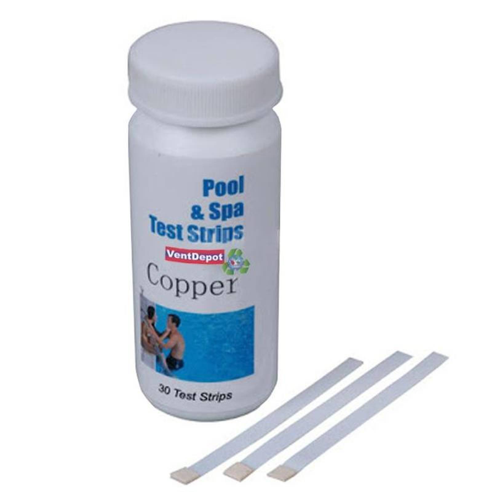 Tira de Repuesto para Filtro Solar MXCOB-01-19 Tiras Contiene 30 tiras Se mete al agua Mide los Iones de Cobre, IonMeter