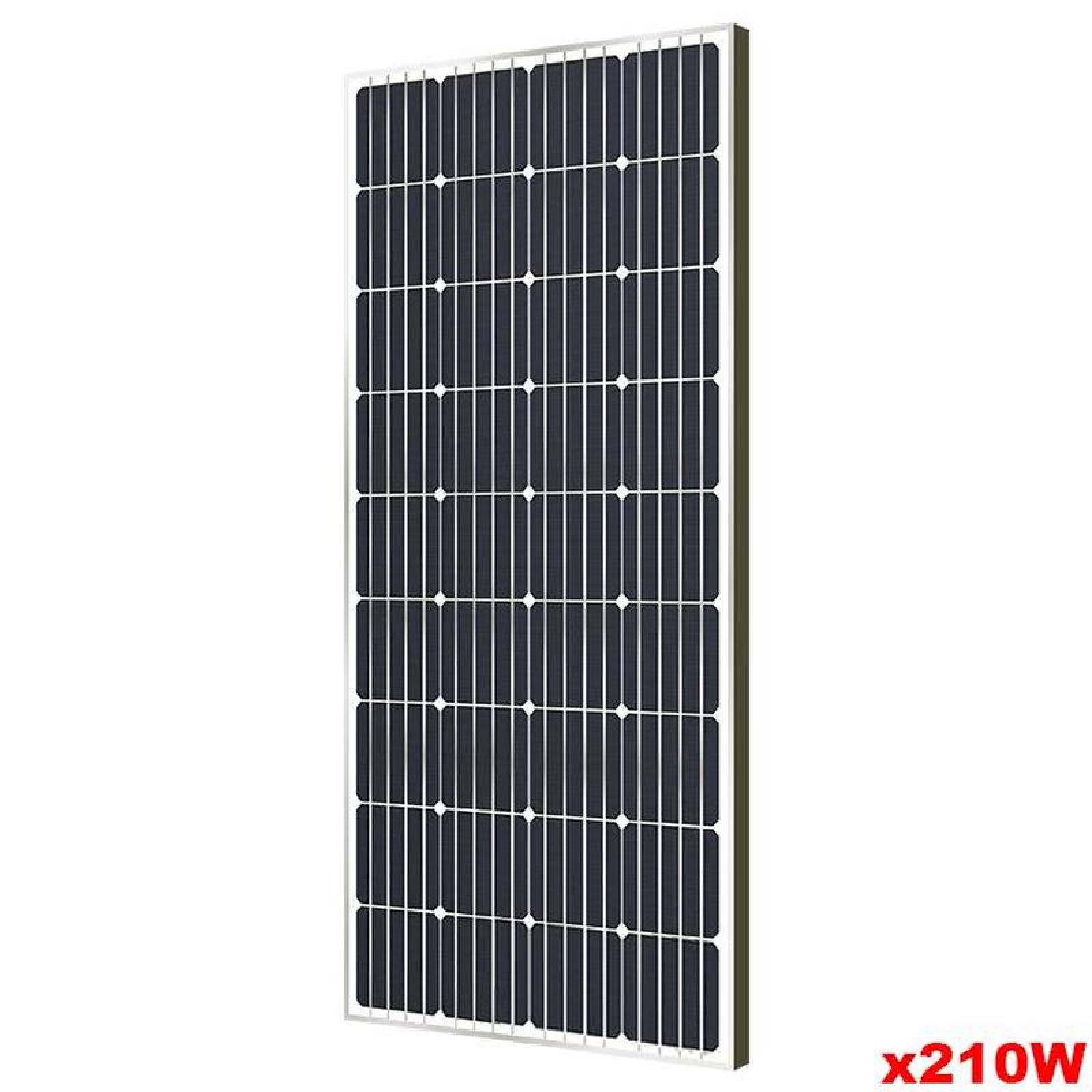 Panel Solar Mexicano, MXSOU-001-10, 210W, 21V, 1476x676x35 mm, Monocristalino, 36 Células, SolarPlus