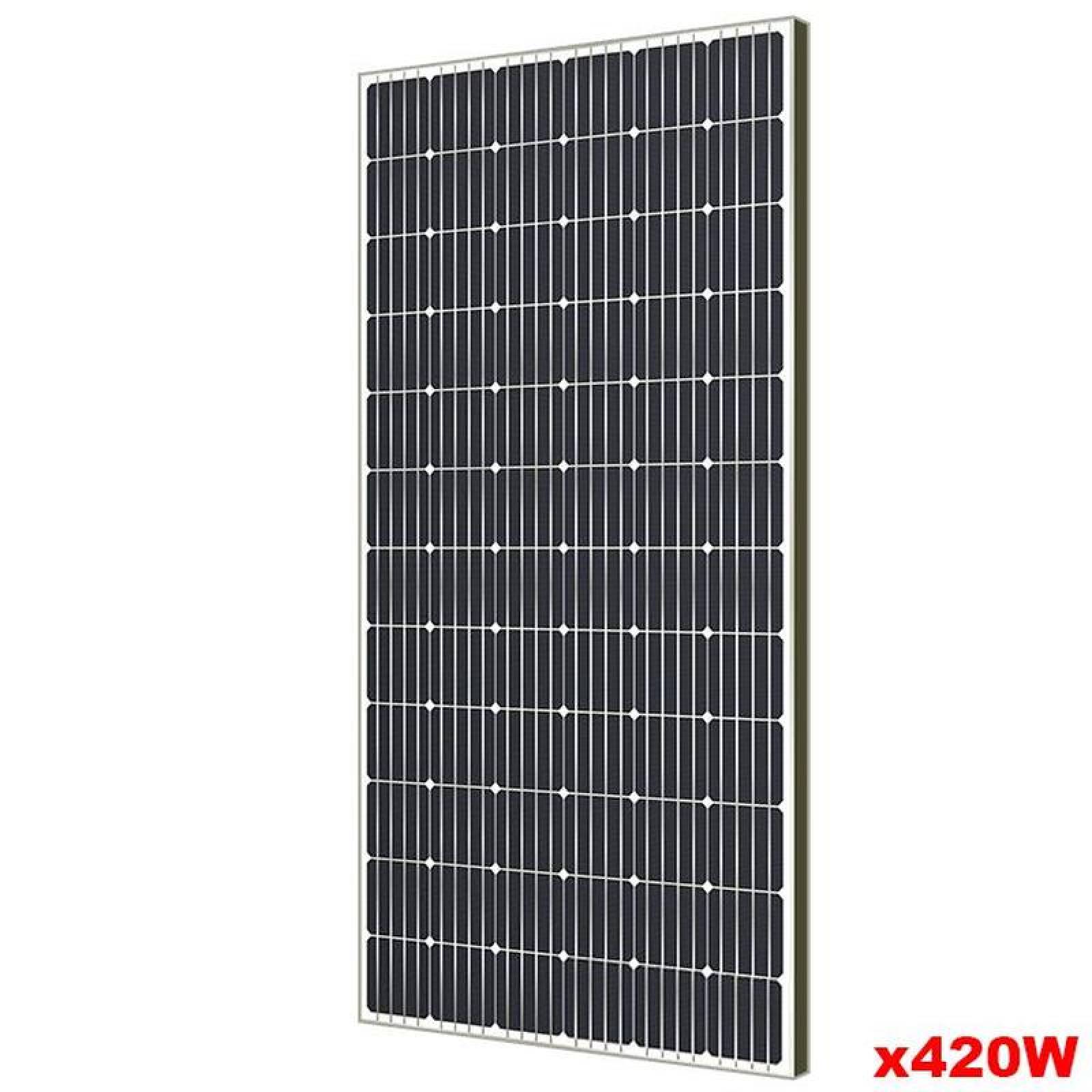 Placas Solares para Iluminar, MXSUR-001-1, 420W, 42V, 1956x992x45 mm, Monocristalino, 72 Células, SolarUltra