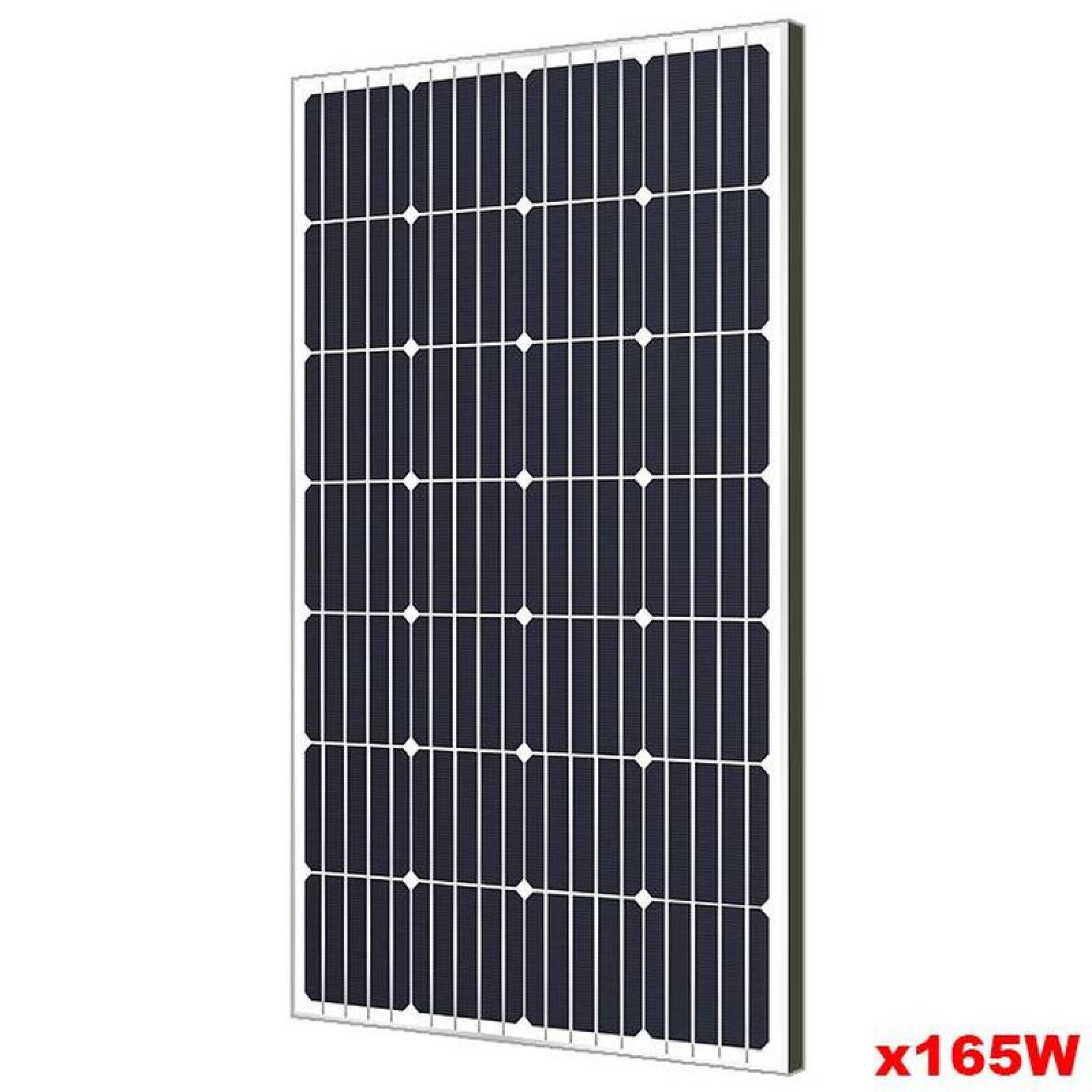 Modulo Fotovoltaico Solar 165W, MXWFL-001-9, 165W, 16V, 1160x676x35 mm, Monocristalino, 28 Células, WolfPanel