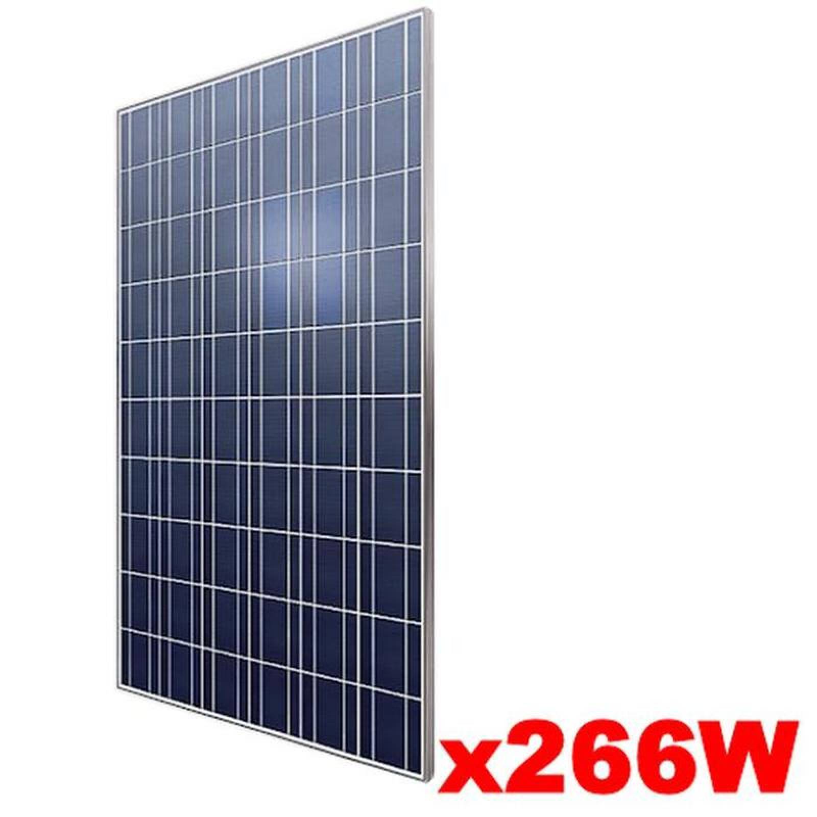 Paneles Solares para Restaurantes, MXMLS-001-26, 266W, Celda Policristalina, Calidad de la Celda A, Origen Alemana, 1000V, ModulSolar