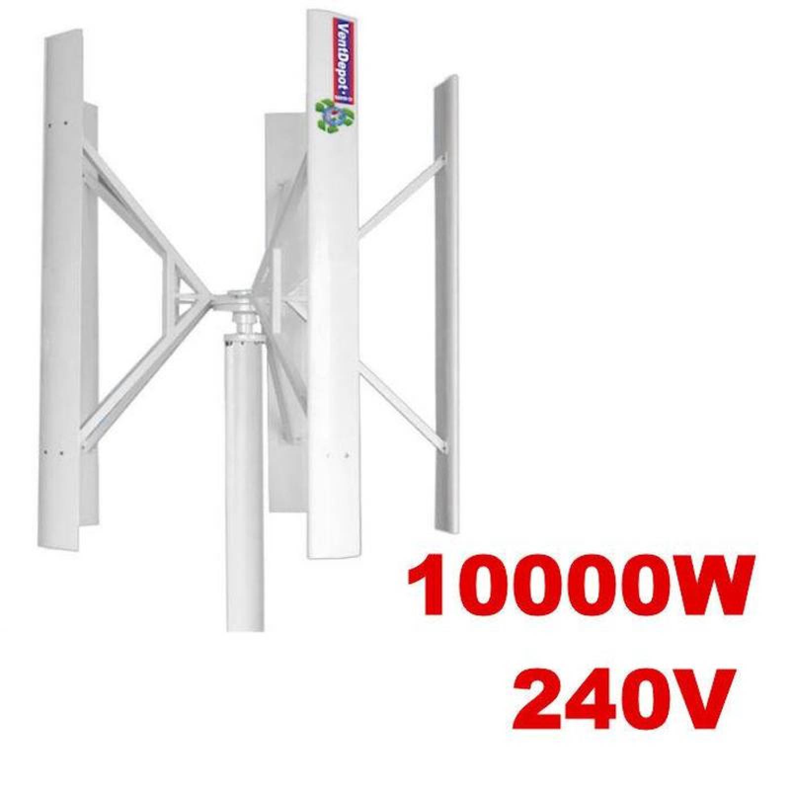  Aerogeneradores Eolicos Vertical, MXVWD-027, 10000 W, 240V, Vientos Hasta 126Km/hr, -40 a 80C, VerticalWind