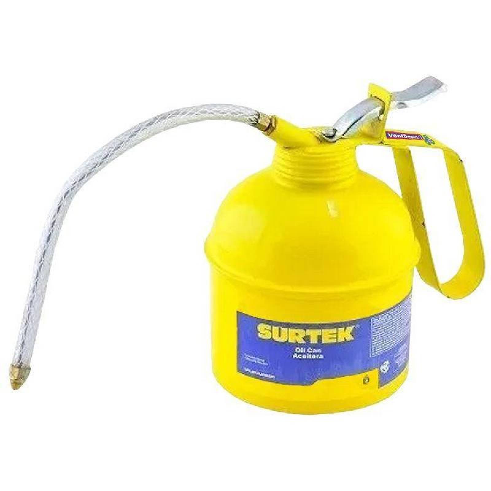 Bomba Aceitera con garantía MXFXO-004-5 700ml 23Oz, 6"Longitud de Surtidor Contenedor de Acero Flexible FlexOil