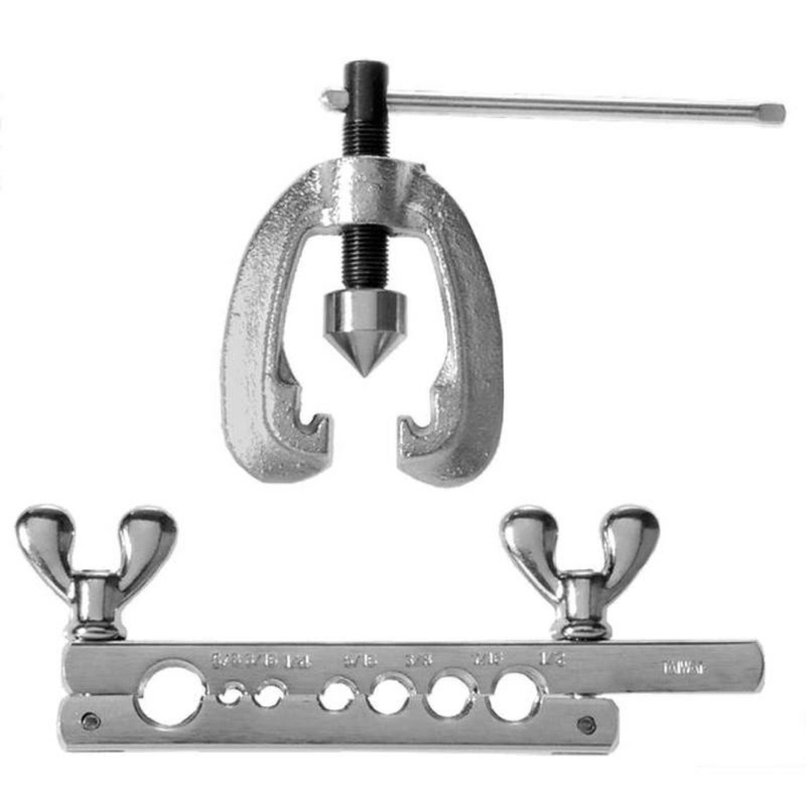 Avellanador de Tubos con Prensa MXPTE-001-1 316 a 58" Capacidad 45 Angulo de Avellanado 316 a 58" Diámetro de Corte PressTube