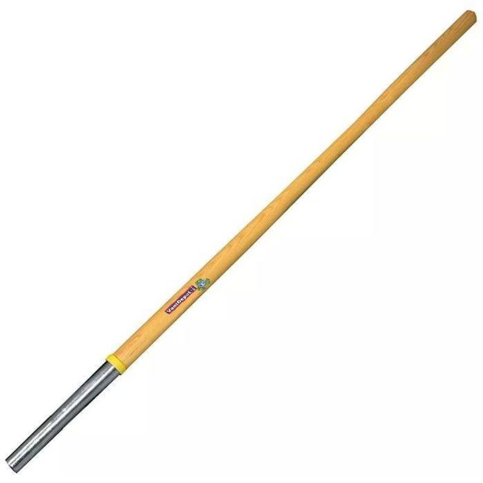 Cabo de madera para bieldo MXWSK-001-17 54" Longitud de Mango Madera y Acero Fresno Americano WoodenStick