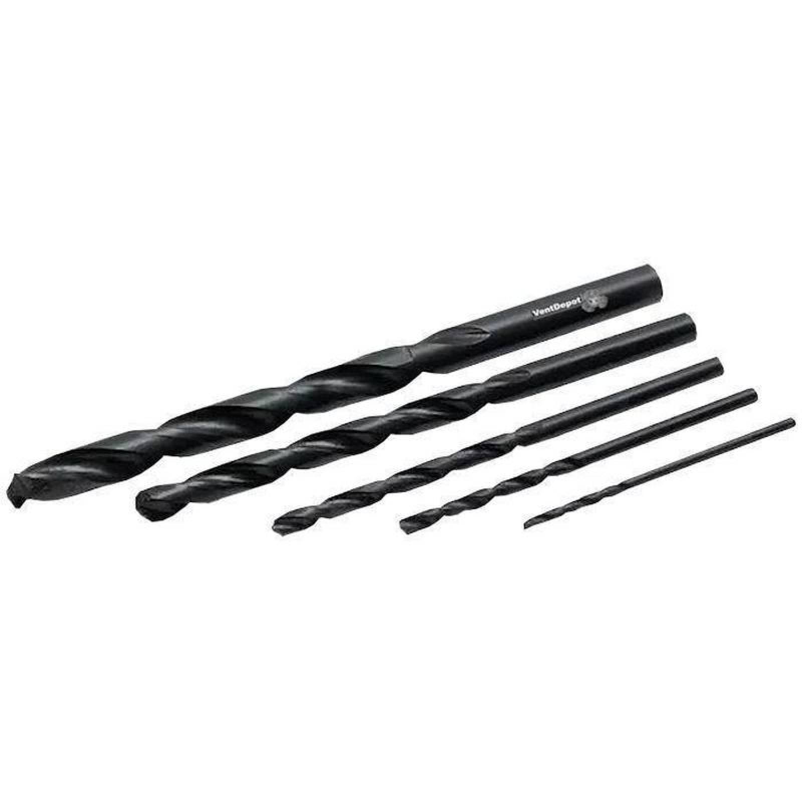 Serie de Brocas para perforar metal MXDFI-001-13 14 316 18 232 116" Acero Alta Velocidad DrillbitsFive