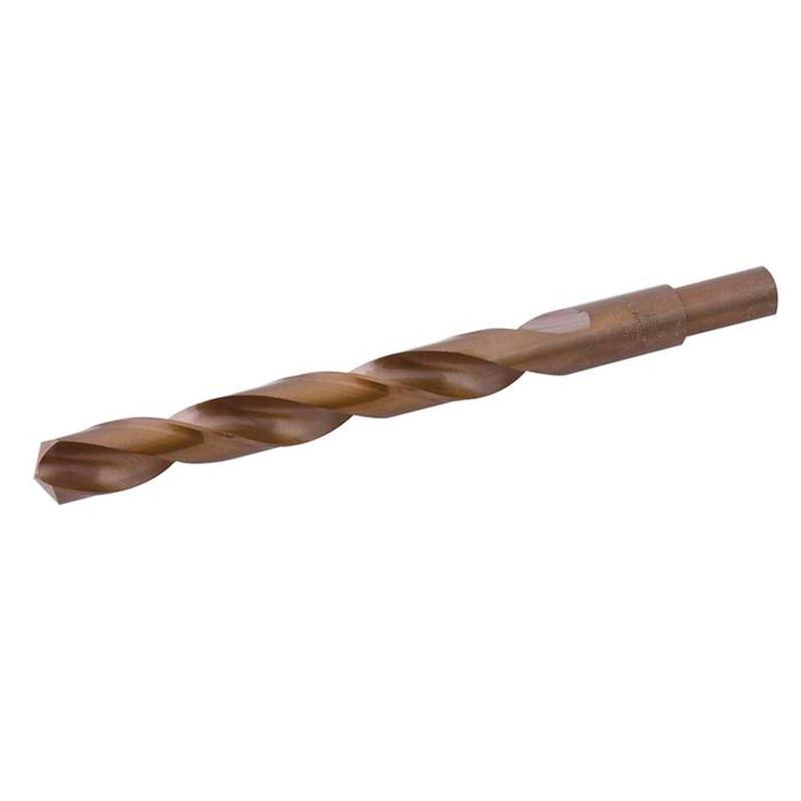 Broca Alta Velocidad para metales MXDRS-002-4 58" 7 18"Longitud 12" Zanco Zanco Reducido Acero Alta Velocidad M2 y Cobalto DrillStilt