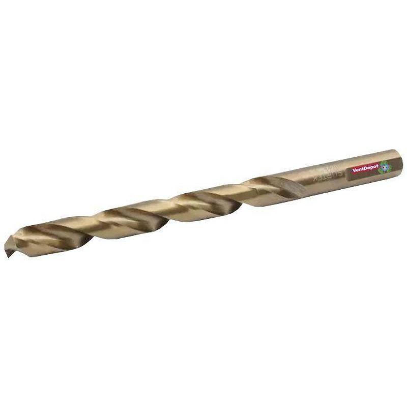 Broca para taladro MXUNS-012 1564" 3 34"Longitud Zanco Recto Uniforme Acero Alta Velocidad M2 y Cobalto UniformStilt