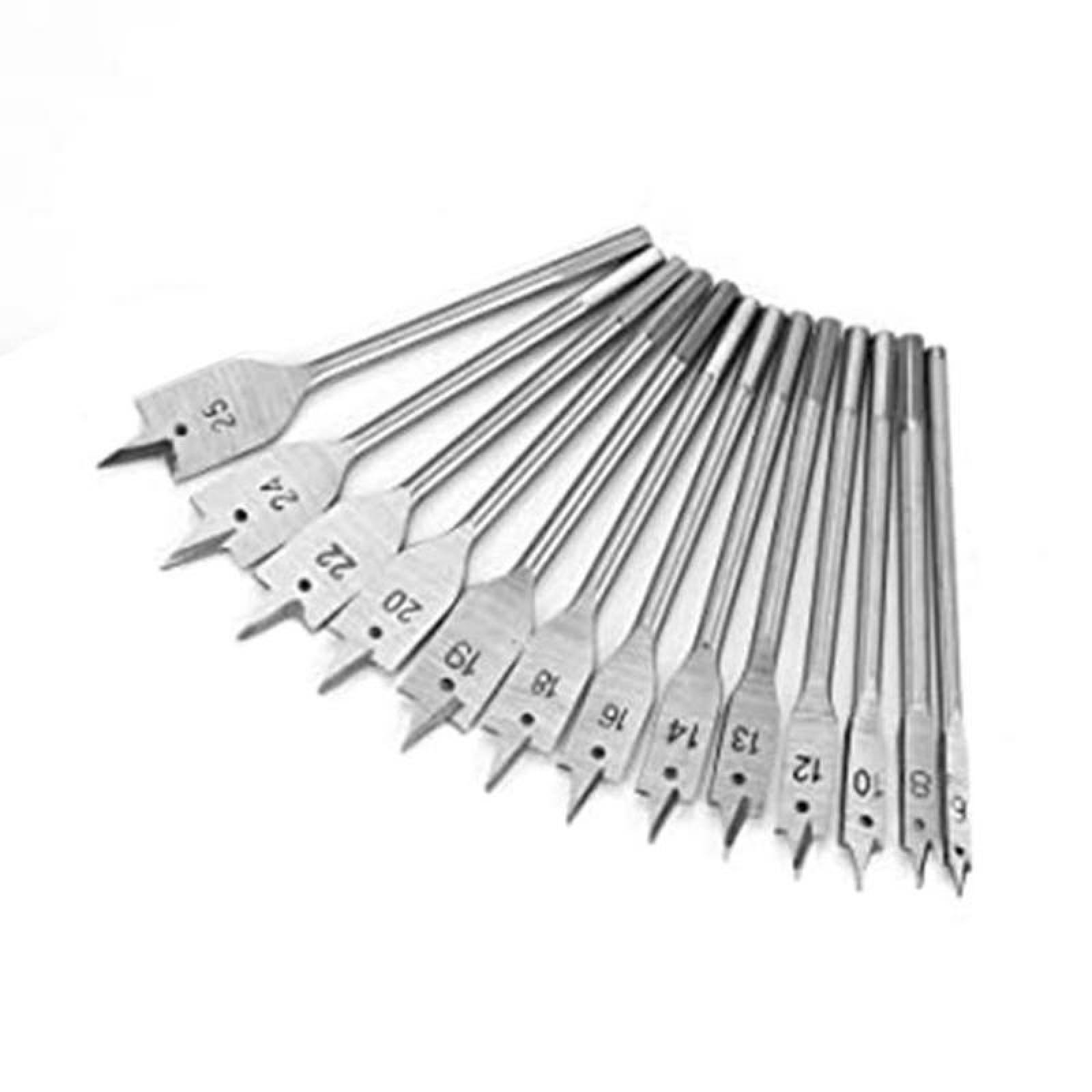 Brocas para taladrar madera MXGAH-001-30 14 a 1" Recto Metal 13 piezas GameHand