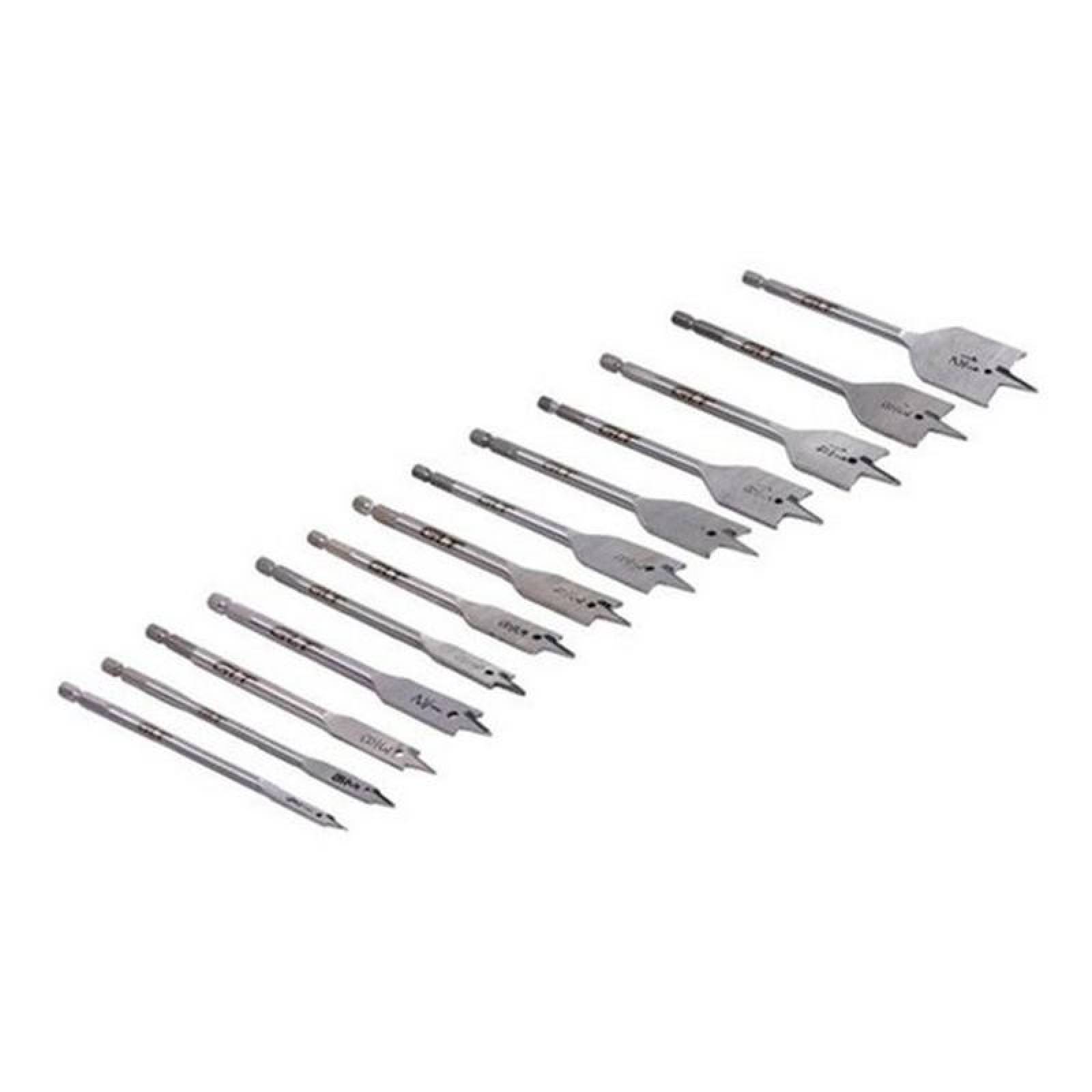 Brocas para taladrar madera MXGAH-001-30 14 a 1" Recto Metal 13 piezas GameHand