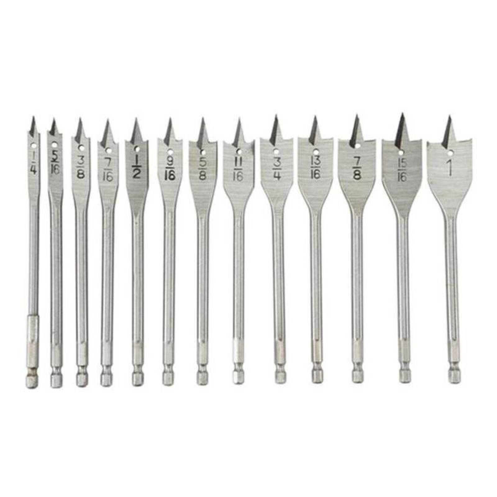 Brocas para taladrar madera MXGAH-001-30 14 a 1" Recto Metal 13 piezas GameHand