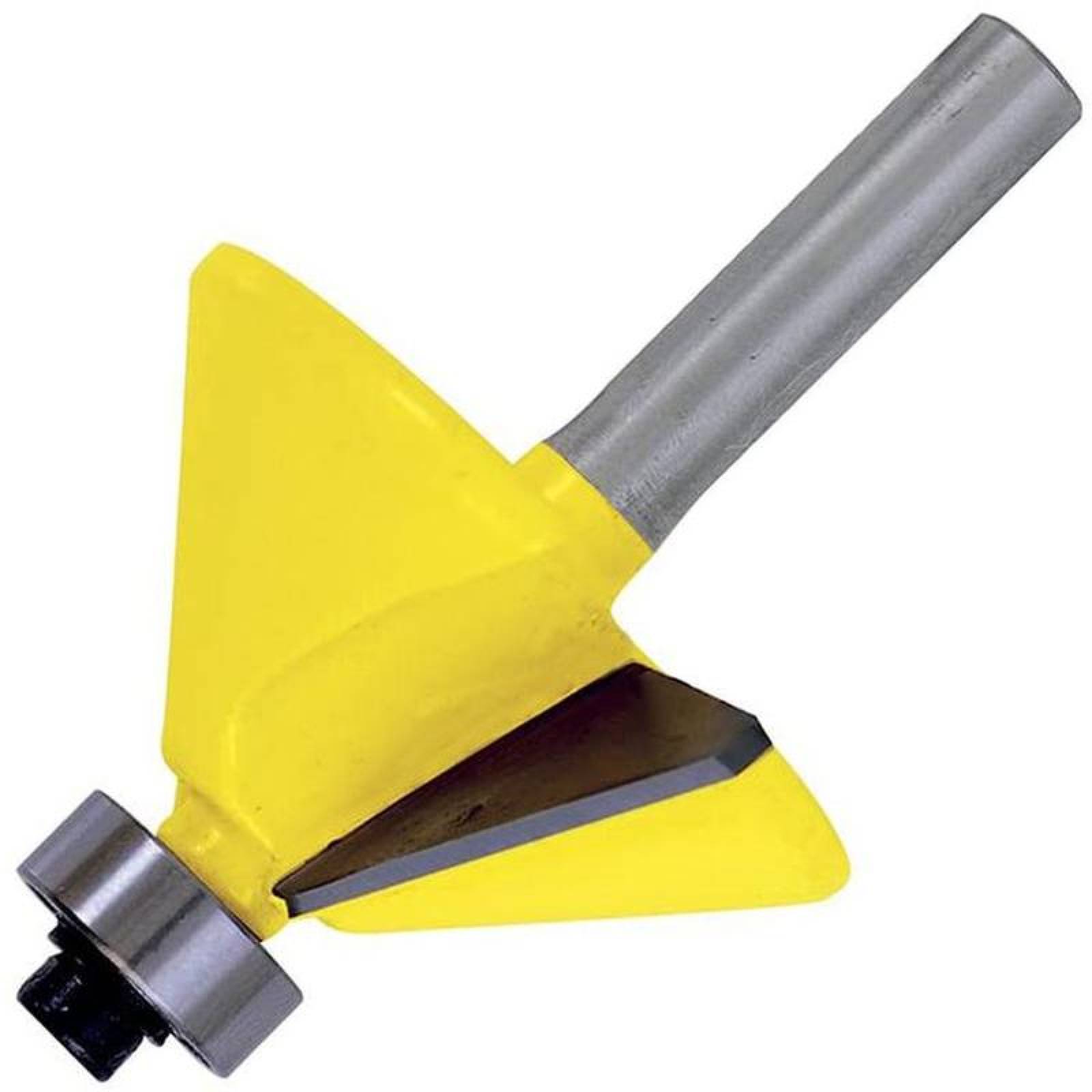 Fabricación de brocas para router MXCDL-001-24 1 14 x 12" 45 14"Zanco Router Chaflán con Balero Carburo ChamferDrill