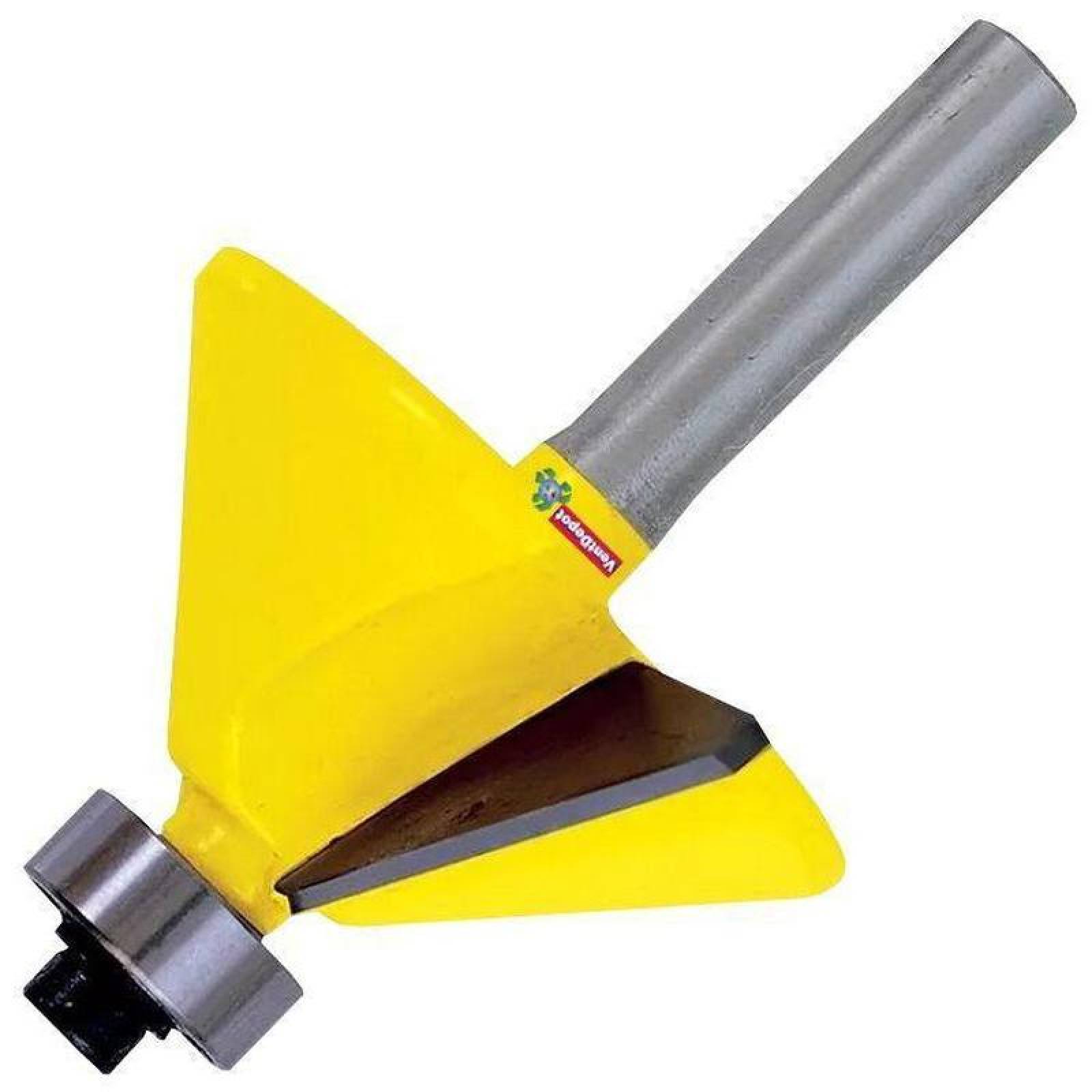 Fabricación de brocas para router MXCDL-001-24 1 14 x 12" 45 14"Zanco Router Chaflán con Balero Carburo ChamferDrill