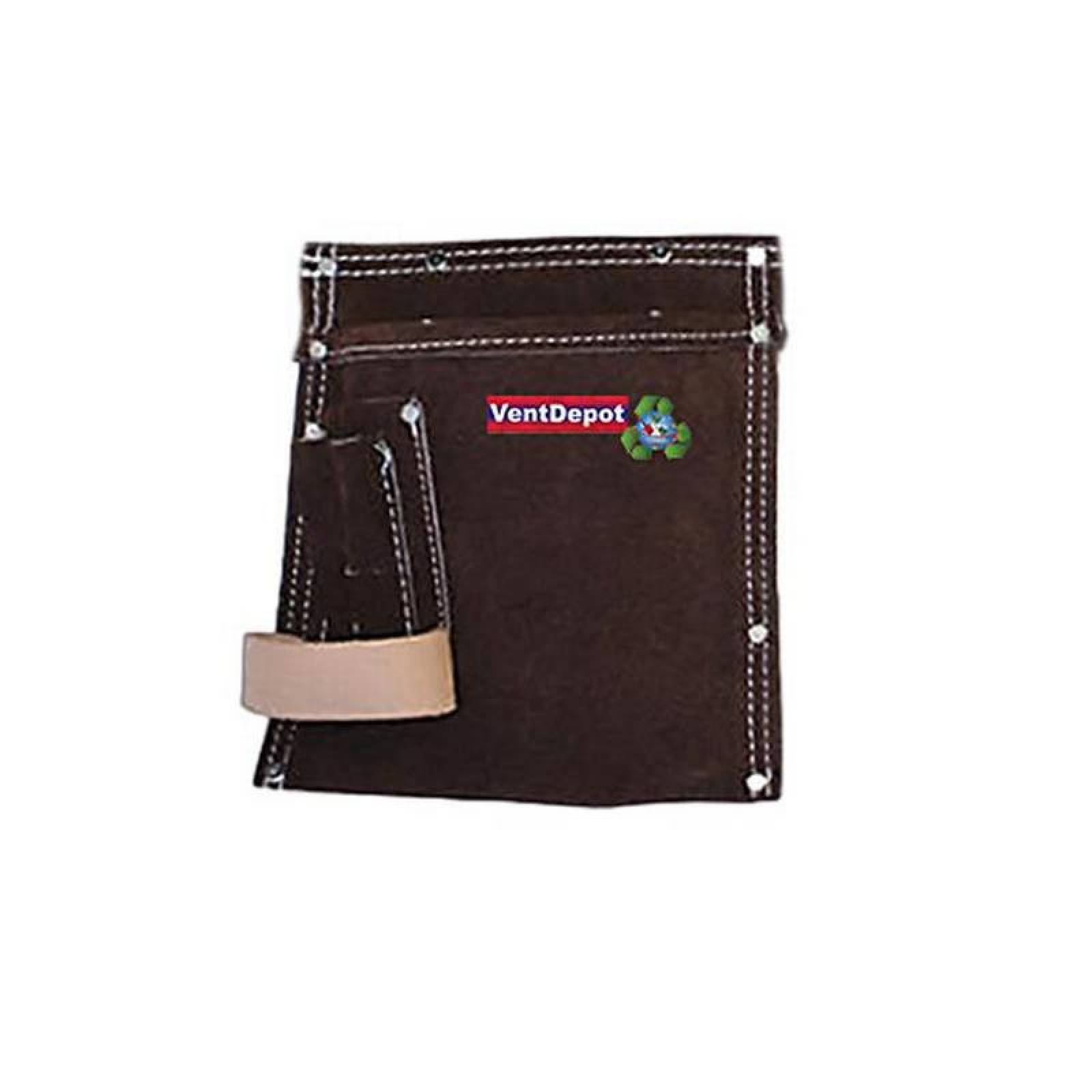 Estuche Porta pinzas MXCAE-001-10 1Pza 10 Bolsillos 100porciento Piel de Bovino CaseBelt