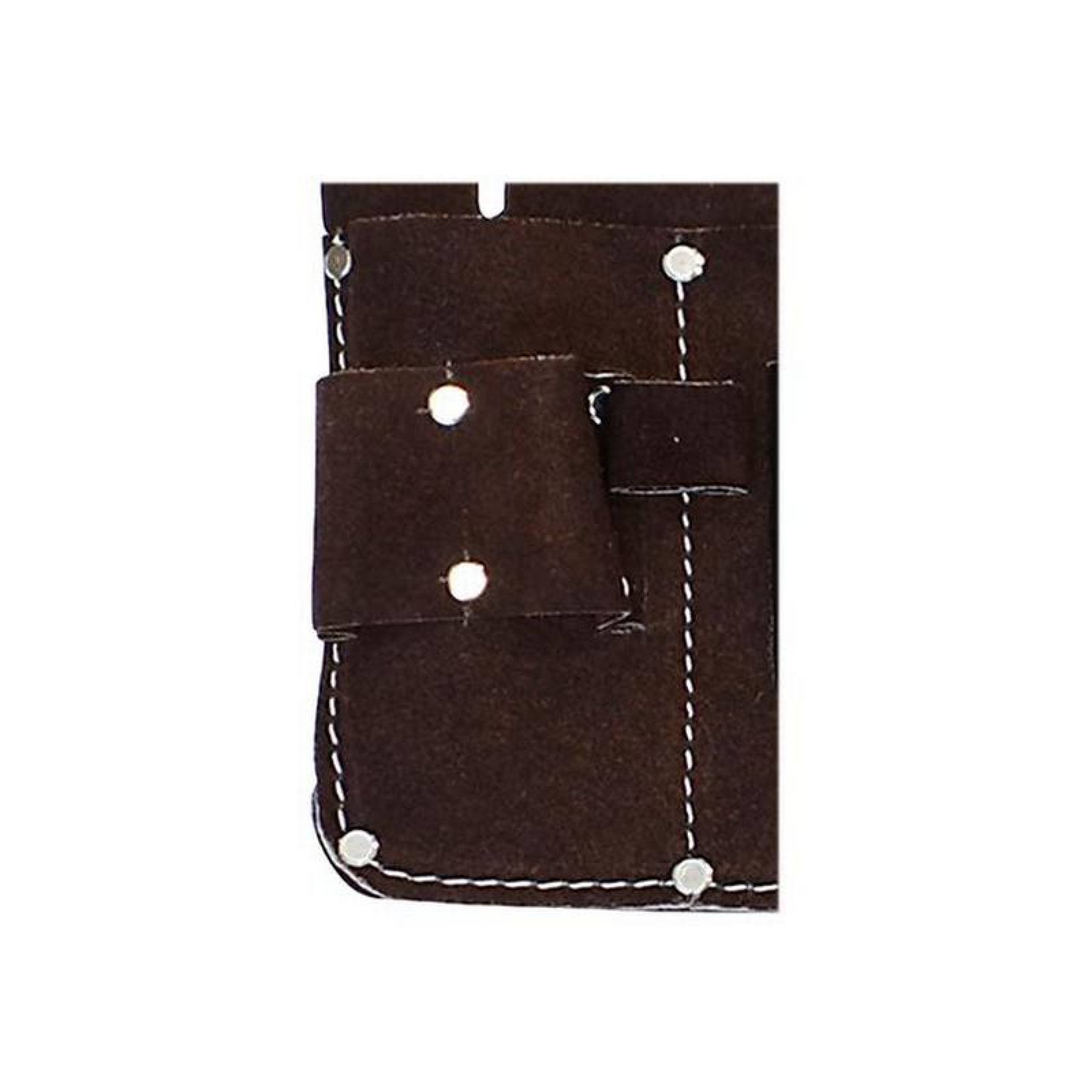 Estuche para pinzas MXFHI-001-14 6 Bolsillos 100porciento Piel de Bovino ForHanging