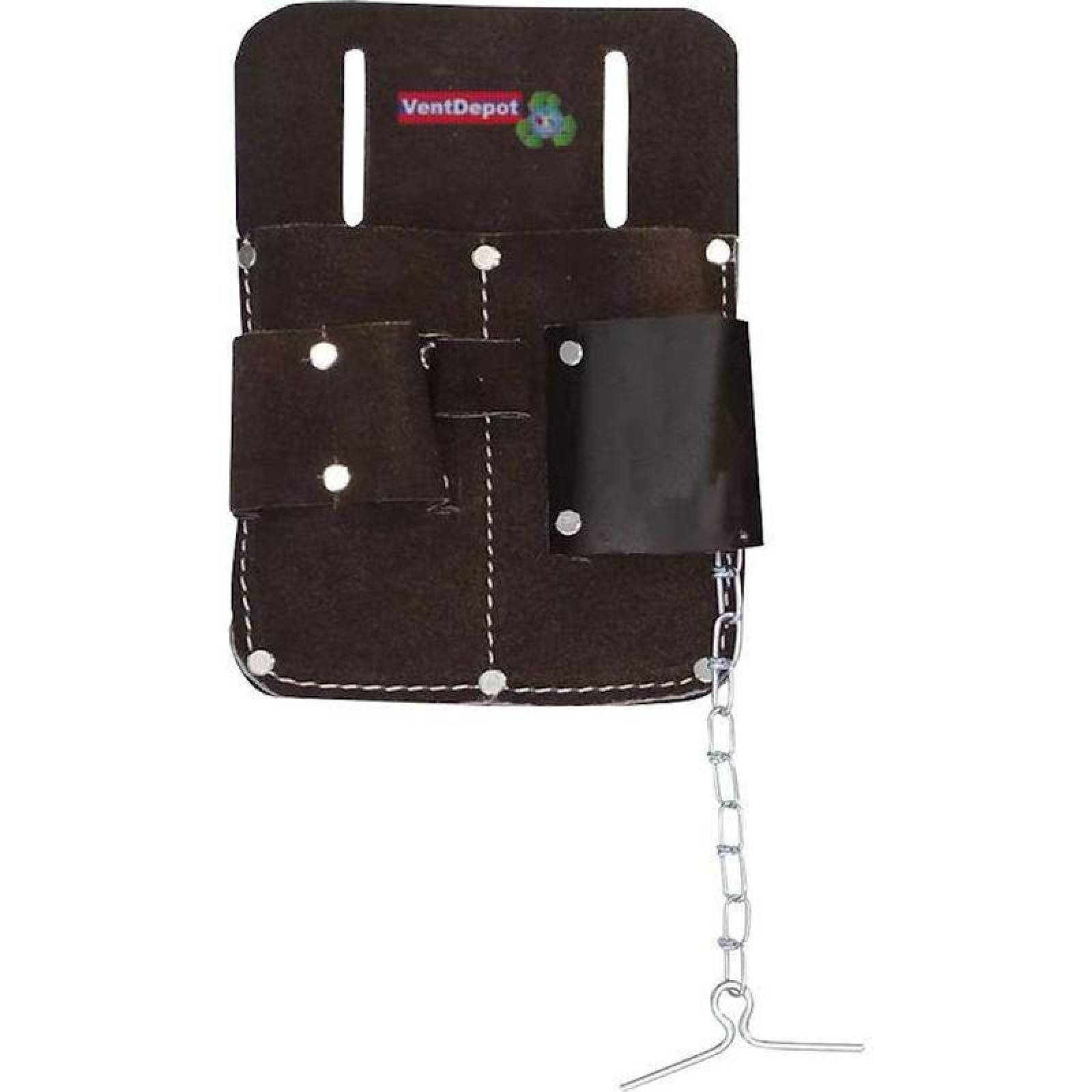 Estuche Porta pinzas MXFHI-001-29 6 Bolsillos 100porciento Piel de Bovino ForHanging