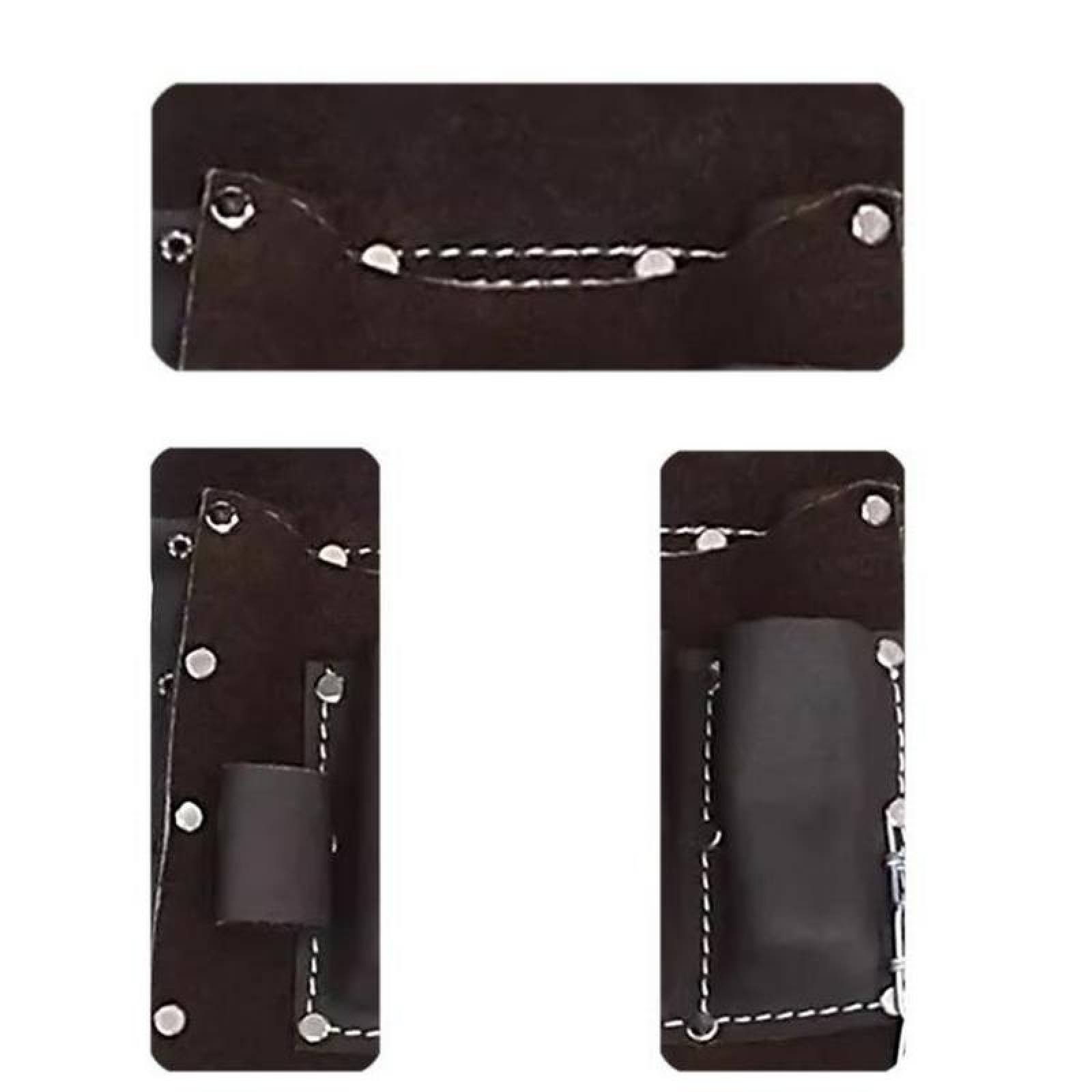 Estuche económico para herramienta MXHNN-001-26 4 Bolsillos 100porciento Piel de Bovino HandyCase