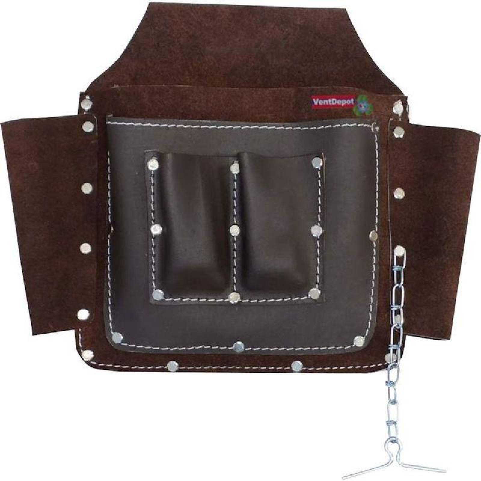 Estuche Porta desarmadores MXHOO-001-14 7 Bolsillos 100porciento Piel de Bovino HolderCase