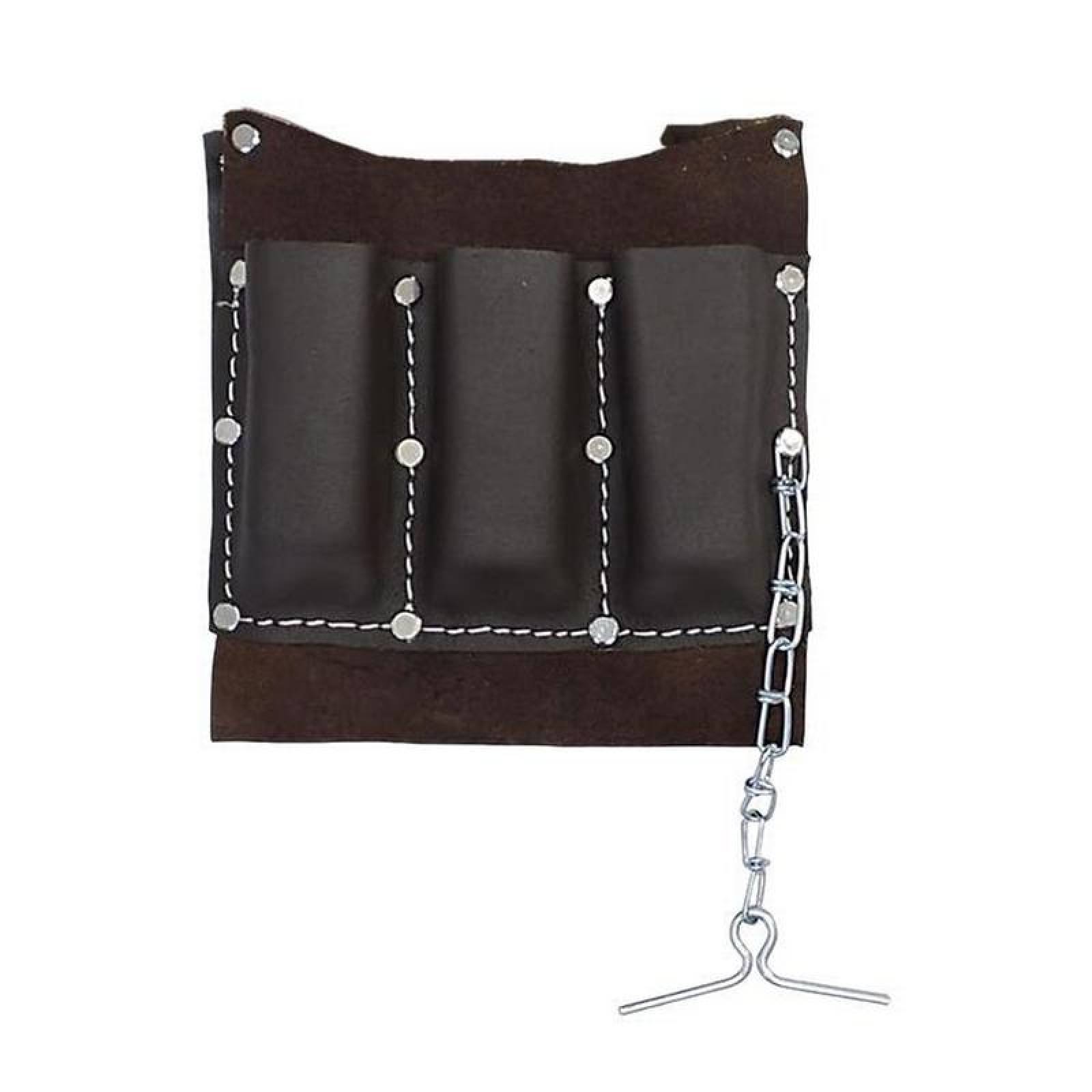 Estuches para arquitectos MXHPE-001-26 8 Bolsillos 100porciento Piel de Bovino HolderTape