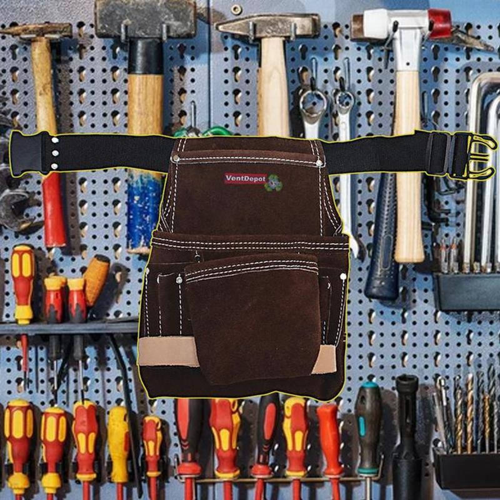 Estuche Para Herramientas MXOGA-001-5 6 Bolsillos 100porciento Piel de Bovino OrganiBelt