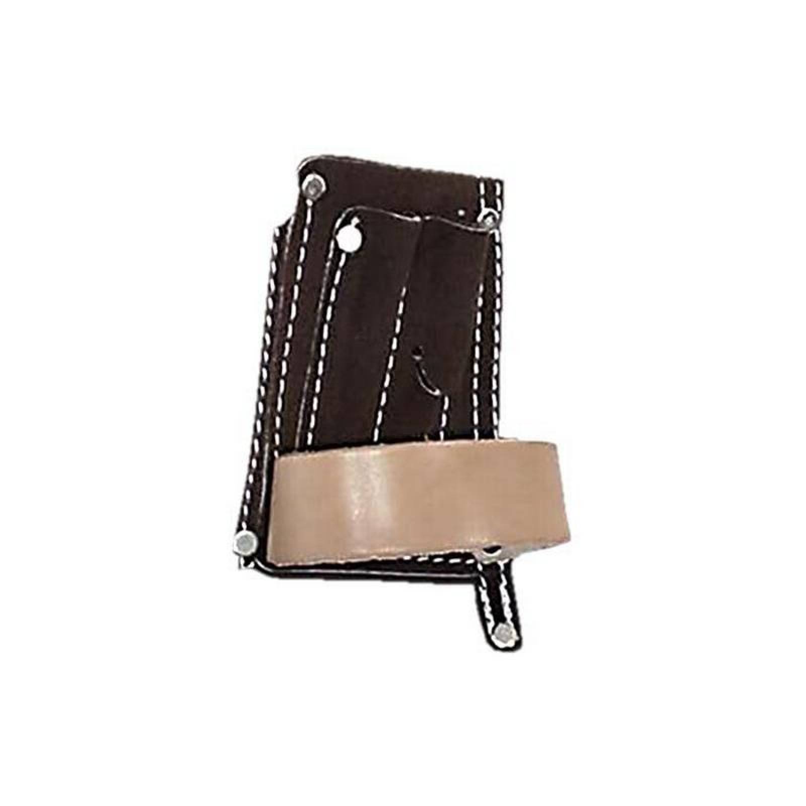 Bolsa para cargar clavos MXSOA-001-13 3 Bolsillos 100porciento Piel de Bovino StorageBelt