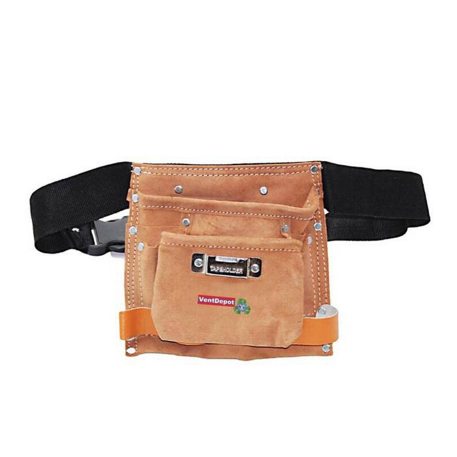 Porta Herramientas de piel MXTOB-001-7 4 Bolsillos 100porciento Piel de Bovino ToolBelt