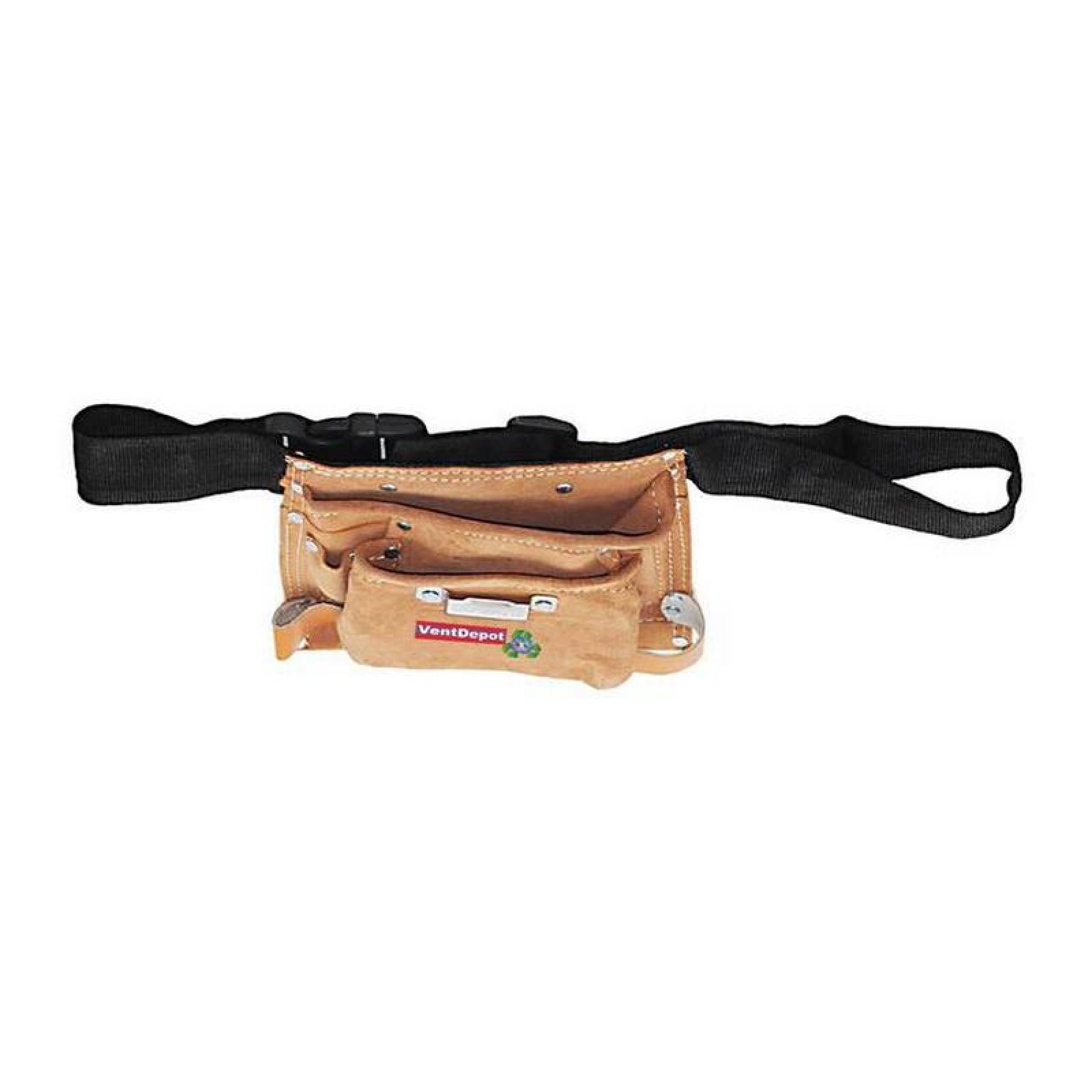 Porta Herramientas de piel MXTOB-001-7 4 Bolsillos 100porciento Piel de Bovino ToolBelt