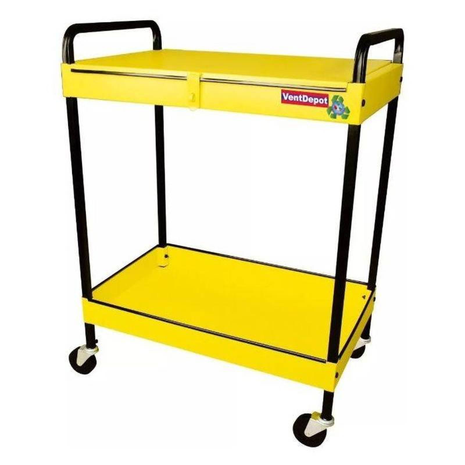  Mueble con ruedas para herramientas, MXUYC-001-19, 2 Gavetas, 25 3/16" Base, 32 11/16" Altura, 16 17/32" Ancho, Lámina, UtilityCar