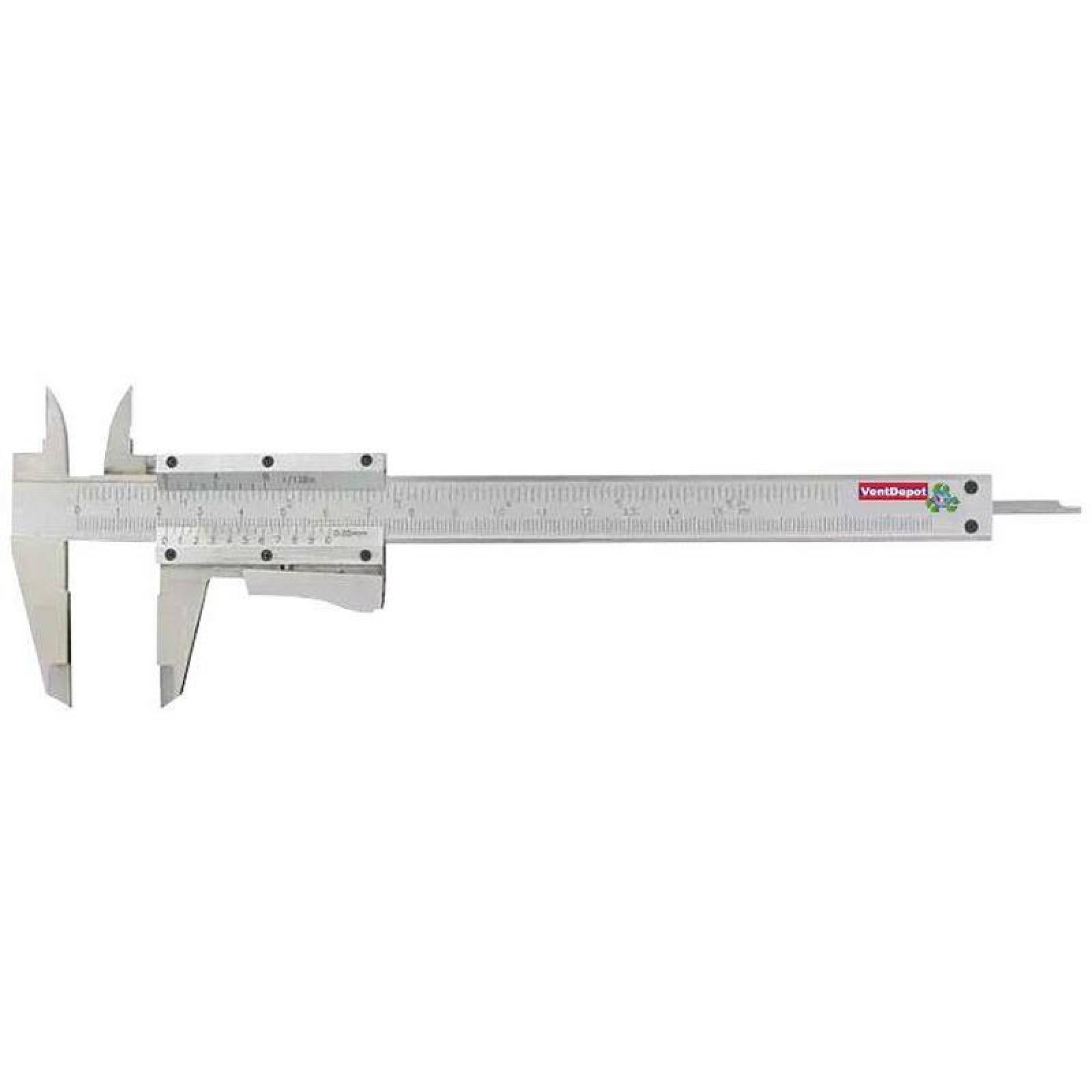 Calibrador pie de rey y micrómetro MXAOK-001-11 0 - 6" Capacidad 03mm Tolerancia 1128" Capacidad Mínima 6" Capacidad Máxima AutoLockSteel