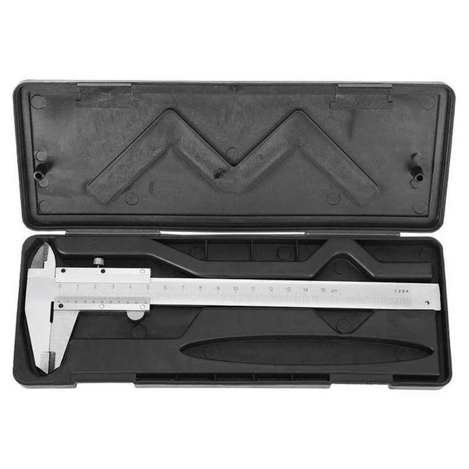 Calibrador Vernier Precisión 0001" MXVEE-001-13 0 - 6" Capacidad 03mm Tolerancia 001" Capacidad Mínima 6" Capacidad Máxima Métricas y Pulgadas VernierSteel