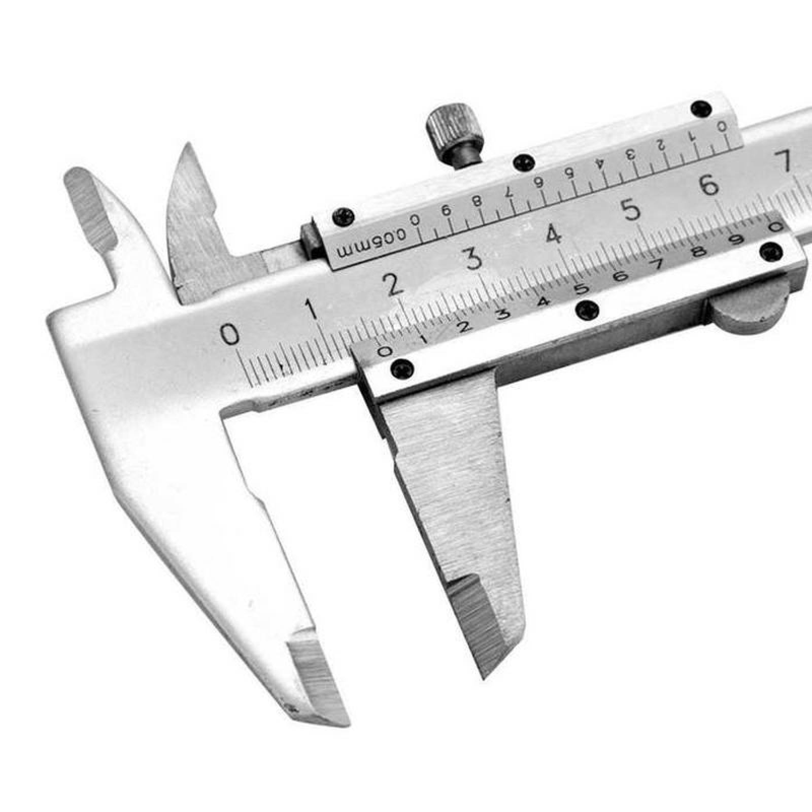 Calibrador Vernier Tolerancia 03mm MXVEE-001-26 0 - 6" Capacidad 03mm Tolerancia 001" Capacidad Mínima 6" Capacidad Máxima Métricas y Pulgadas VernierSteel