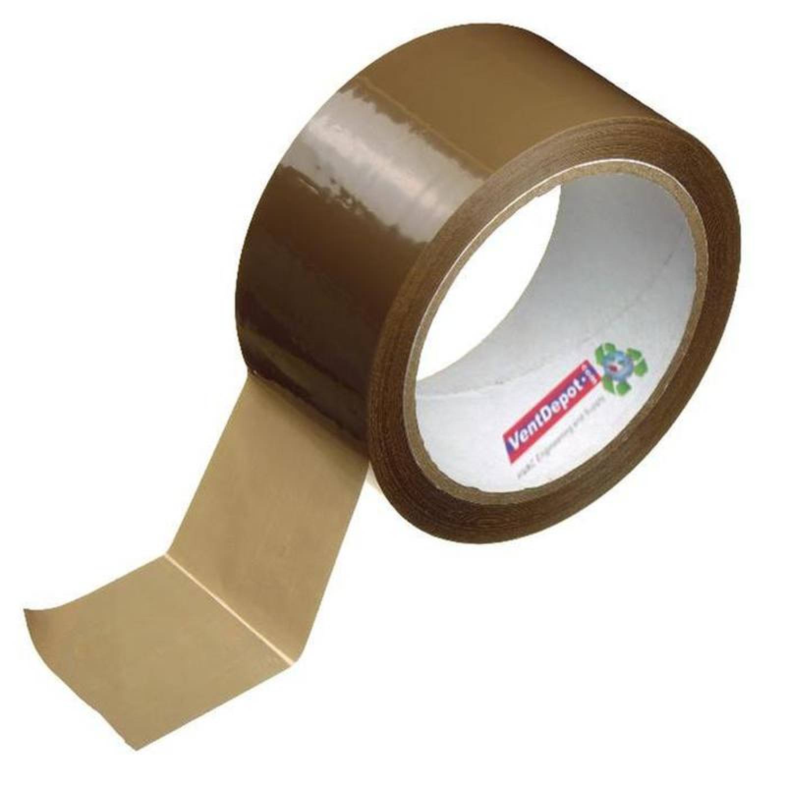 Cinta Color Cafe para Trabajos MXBTE-002-3 Grosor 0,045 Ancho 2" Metros x Rollo 40m 5pzs, BrownTape