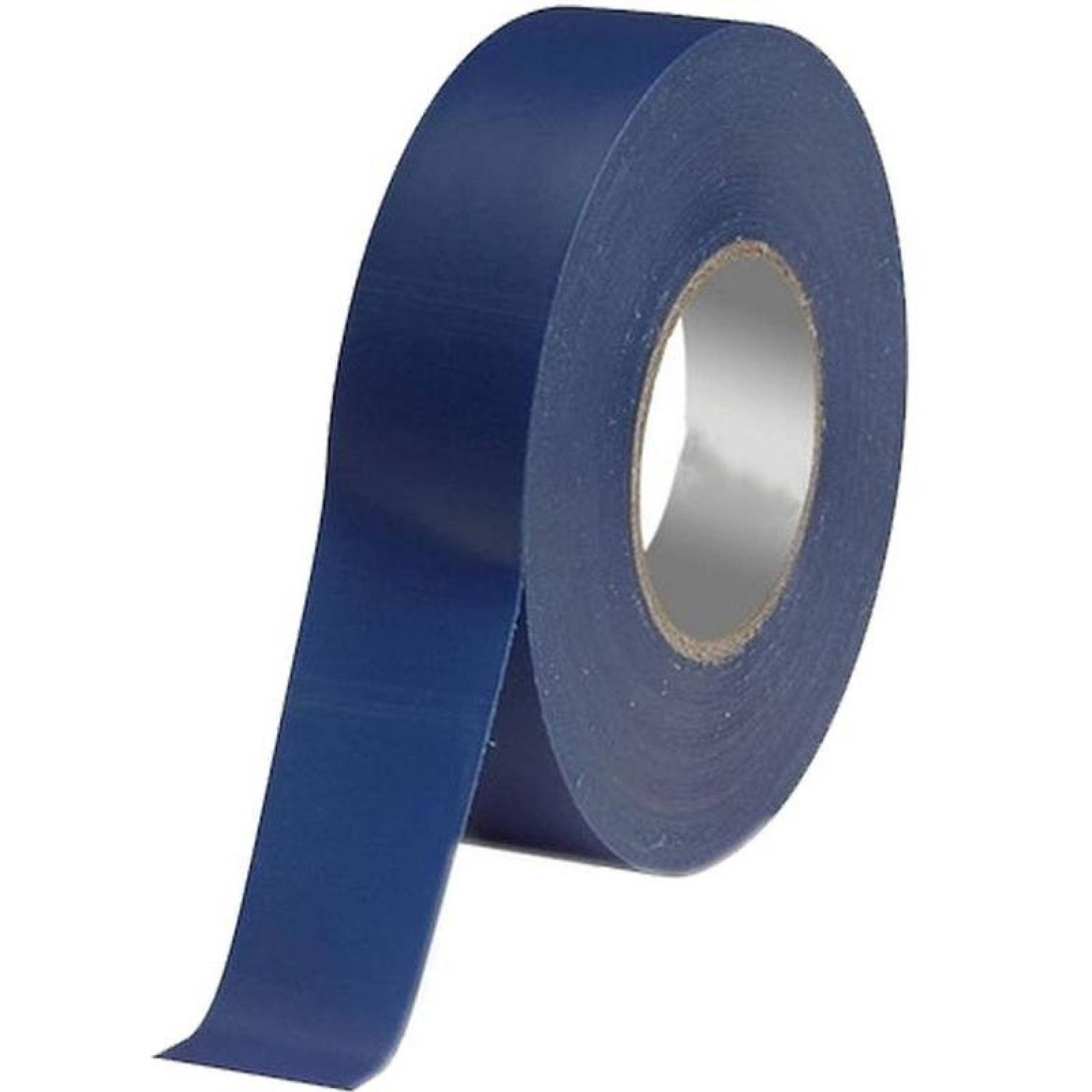 Cinta para Aislar Cables MXTTE-008 Grosor 0,18 Ancho 19mm Metros x Rollo 18m Color Azul 5pzs, ElectricTape