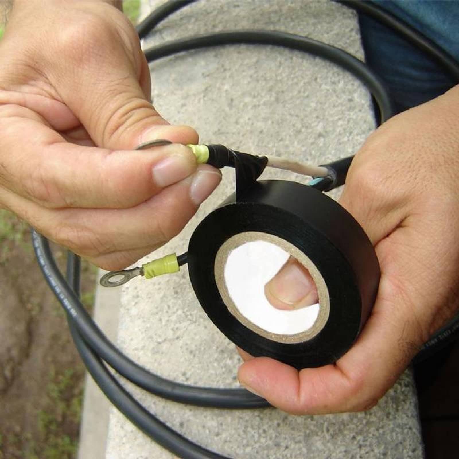 Cinta de Aislar para Conexiones MXTTE-009 Grosor 0,18 Ancho 19mm Metros x Rollo 18m Color Azul 10pzs, ElectricTape