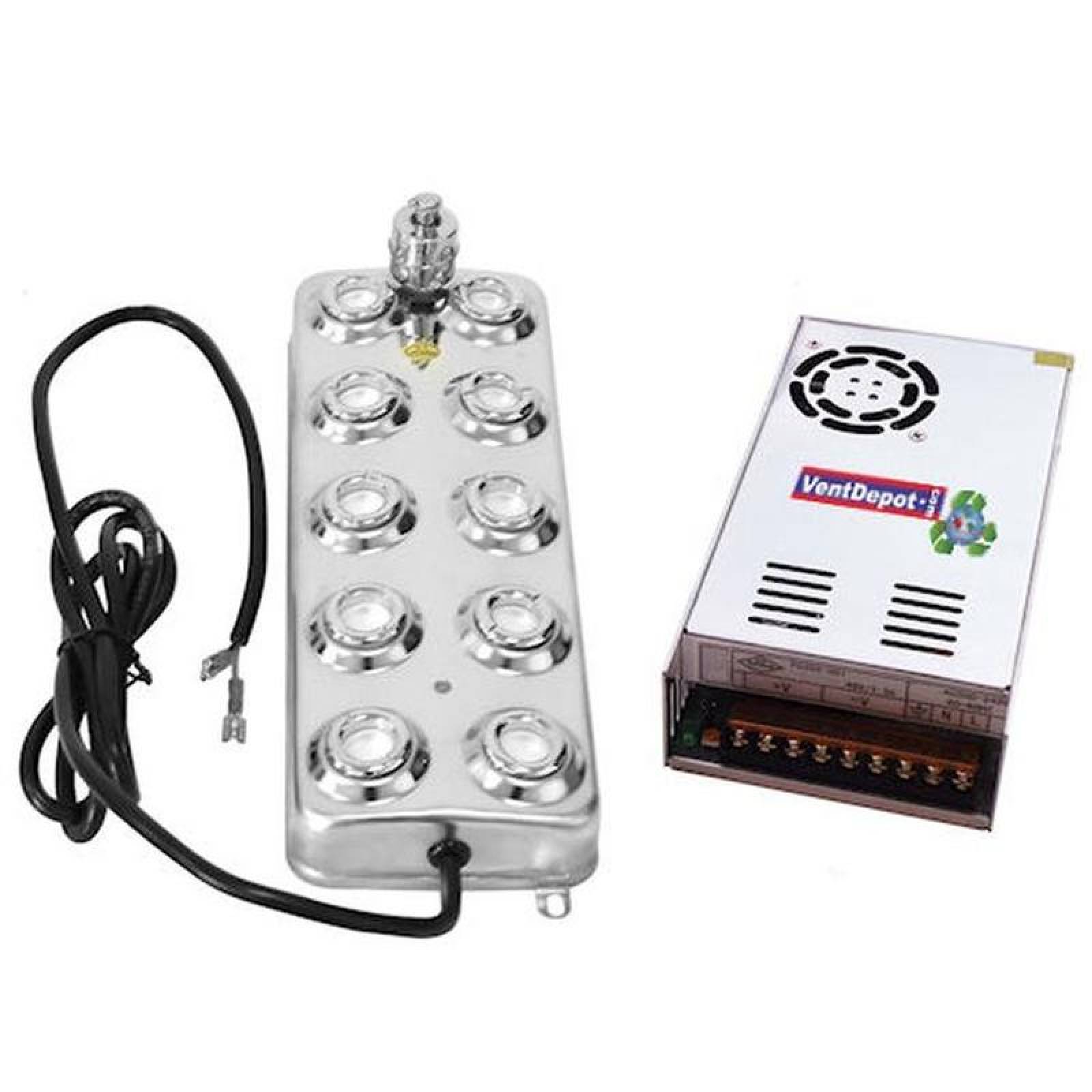 Humidificador para Mini Bodega MXCUD-001-10 0,5LPH 110-220V 7,5A 10 Cabezas 48V, MistCloud