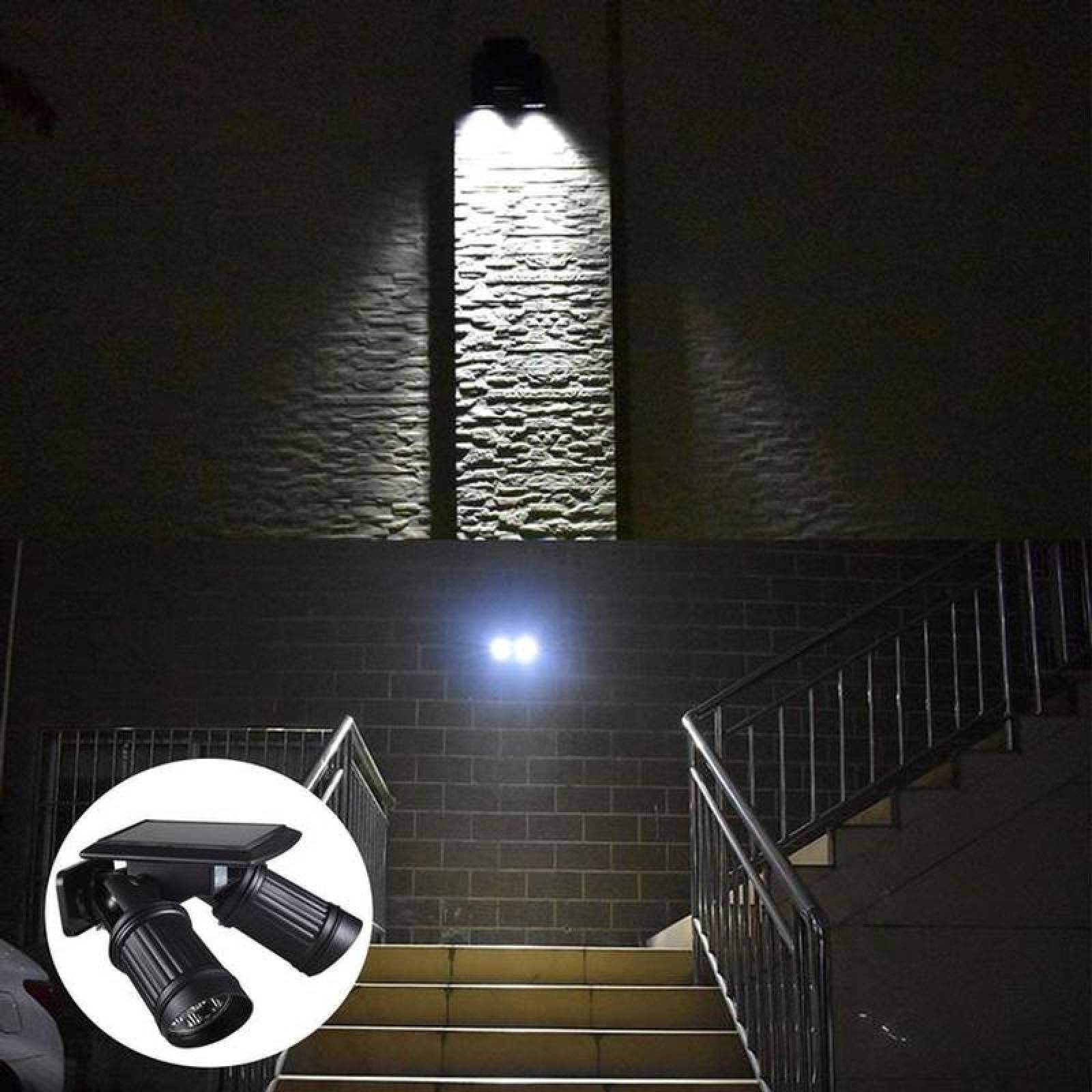 Reflectores Led Alta Iluminacion MXSAV-001-24 Blanco Frío 2W 80 lm NI-CD 6V IP65 14Led 7hrs Negro SolarVinox